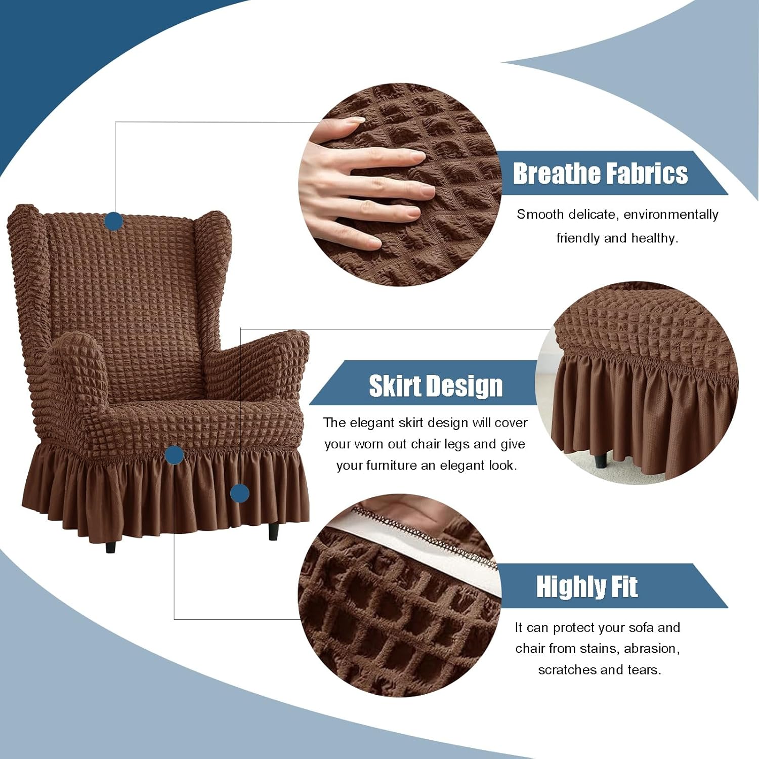 Wingback Chair Slipcover