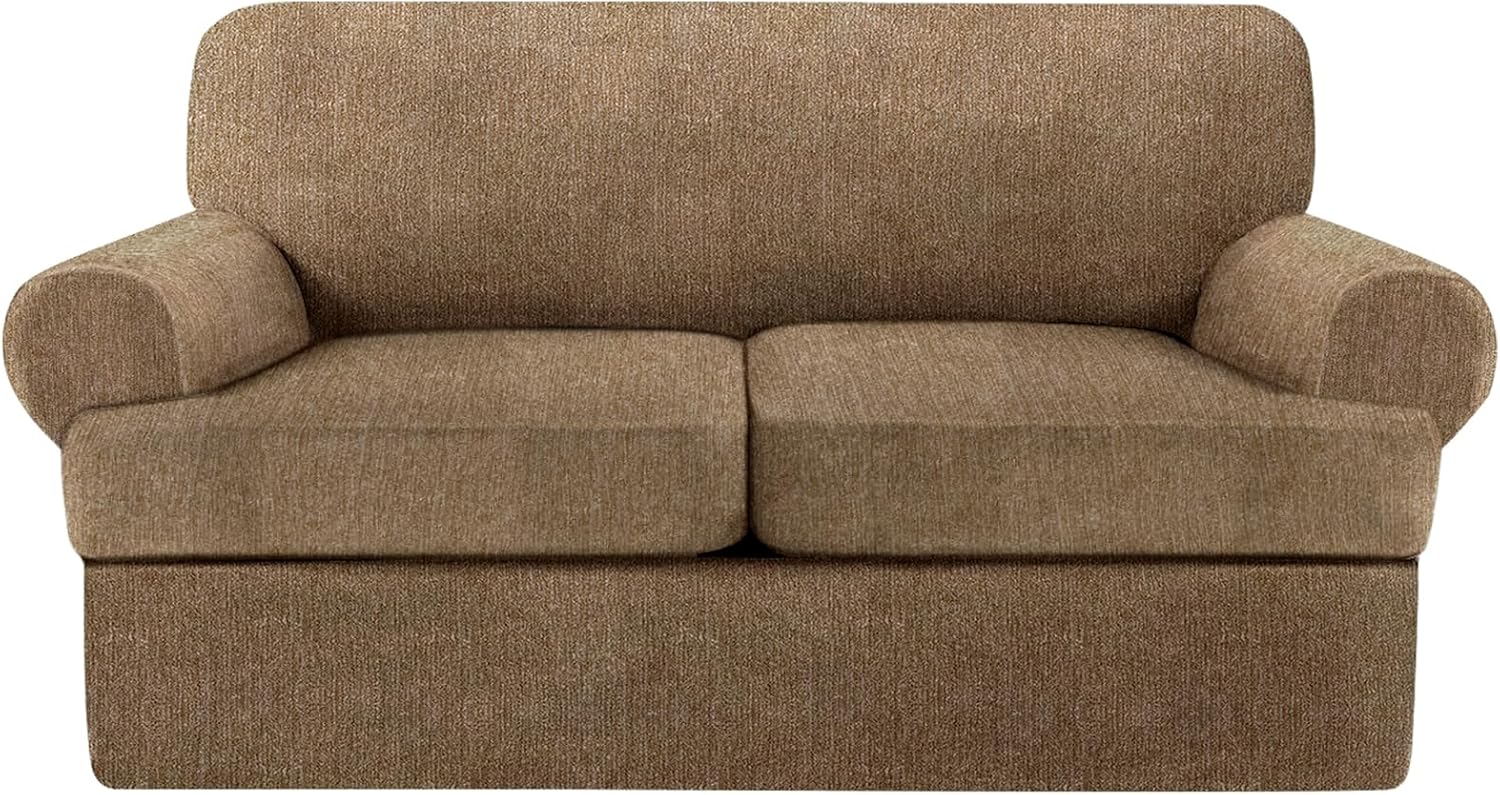 2 Pieces T Cushion Chair Covers