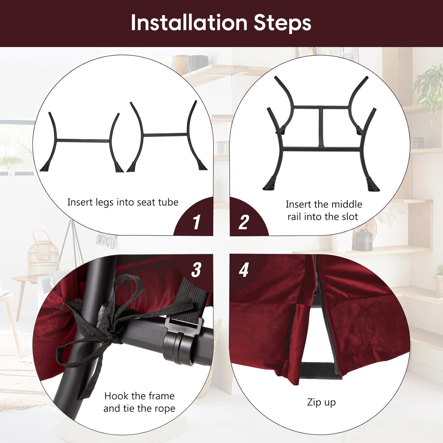 Lazy Chair with Folding Ottoman