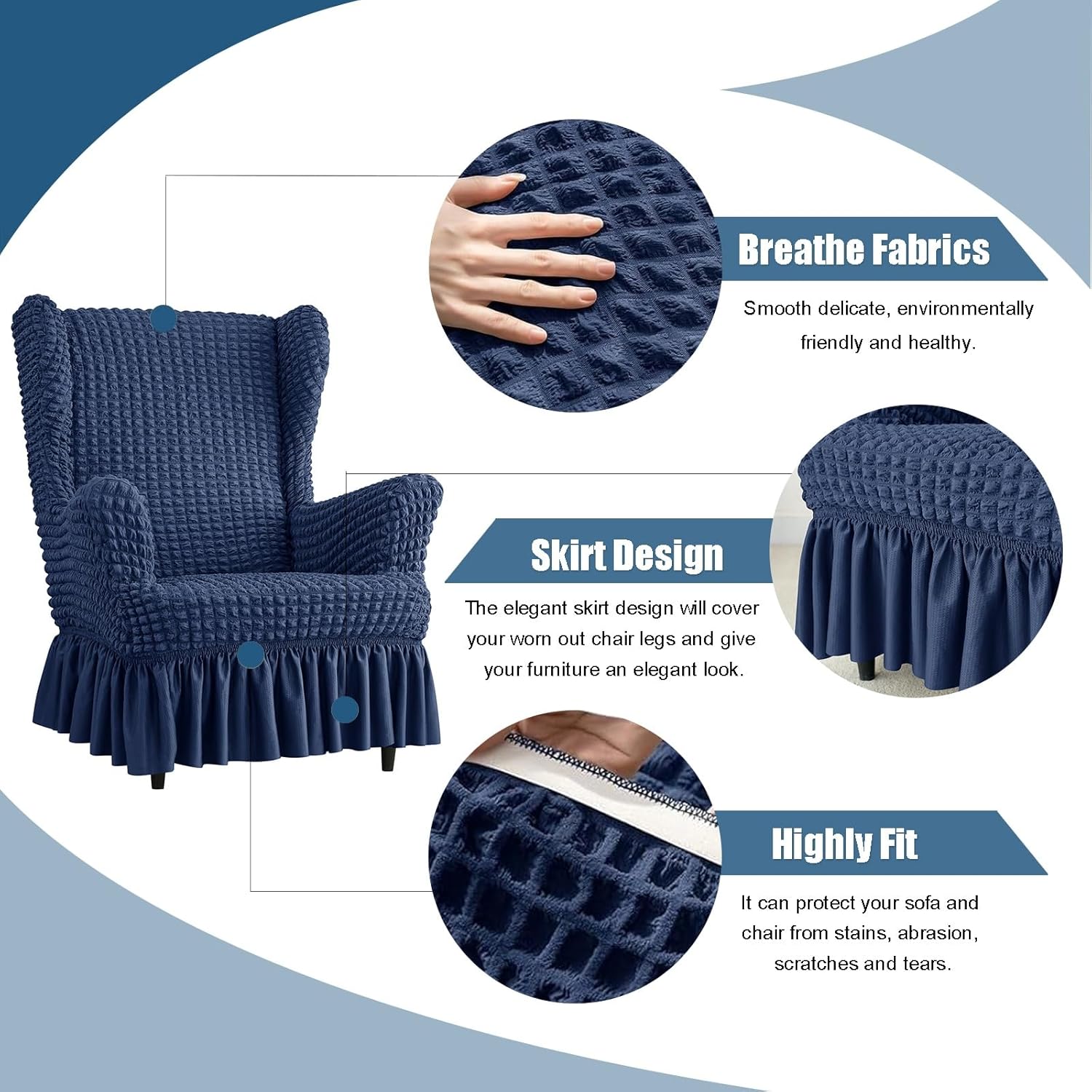 Wingback Chair Slipcover