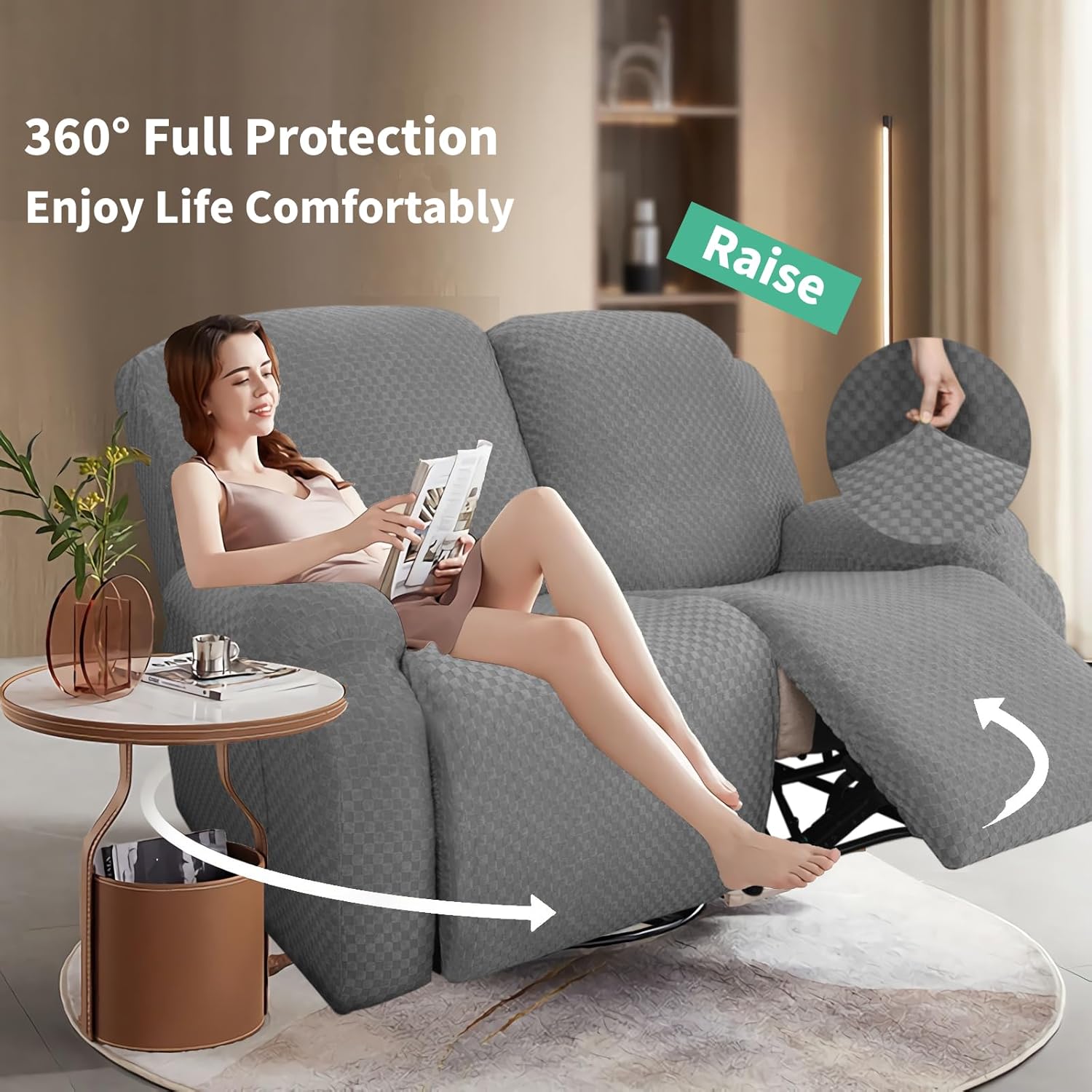 Stretch Loveseat Recliner Slipcover