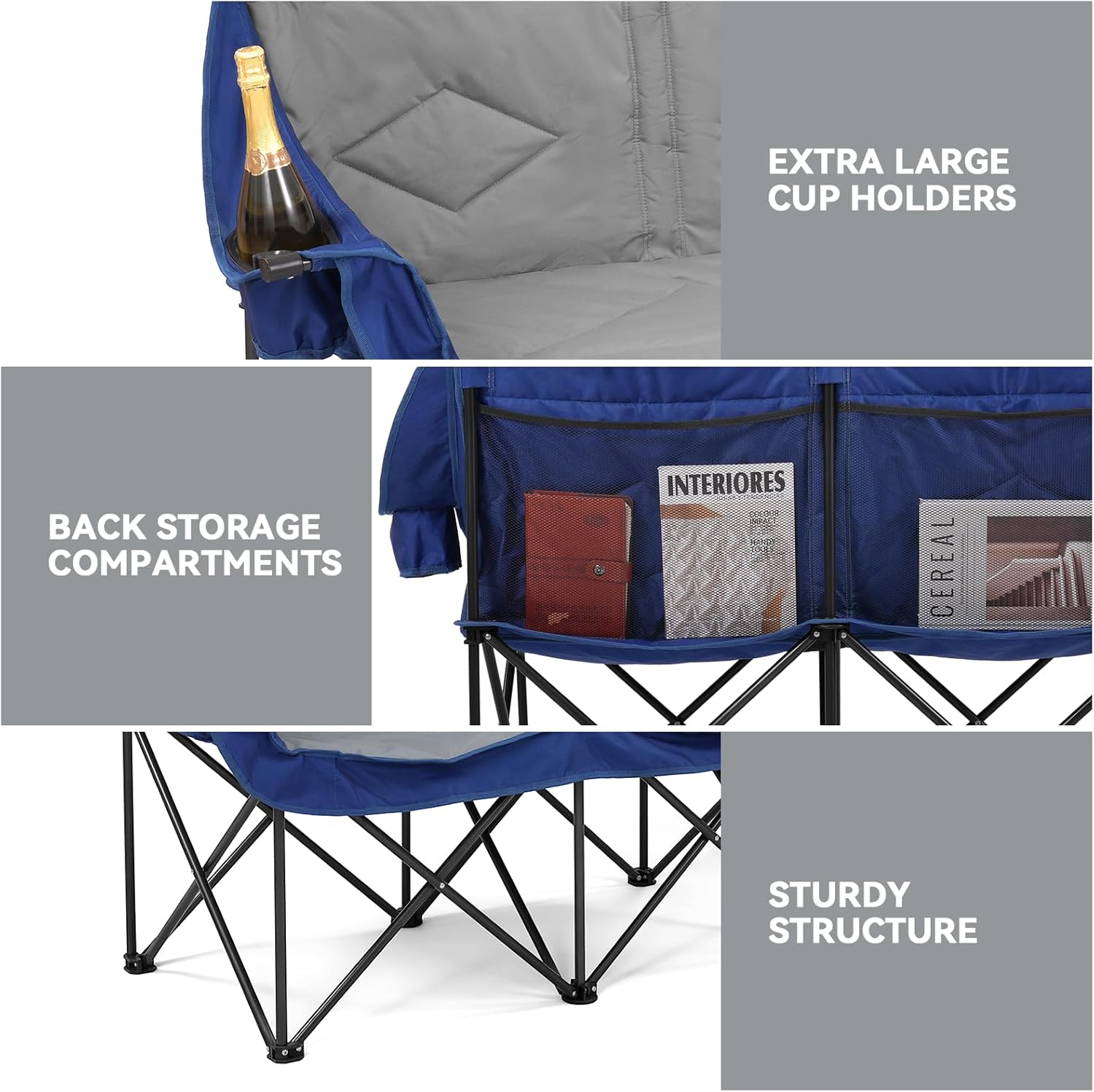 Loveseat Camping Chair Double Camping Chairs