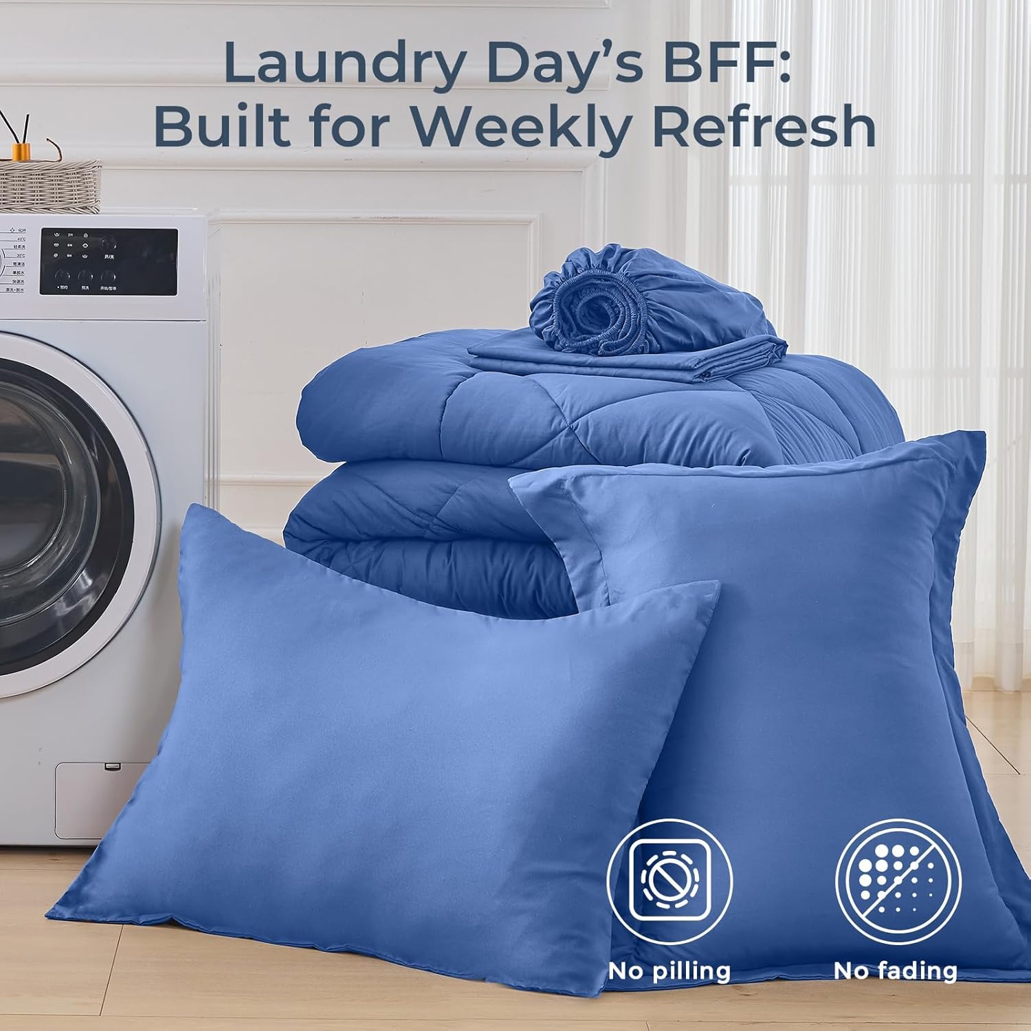 7 Pieces Queen Comforter Set