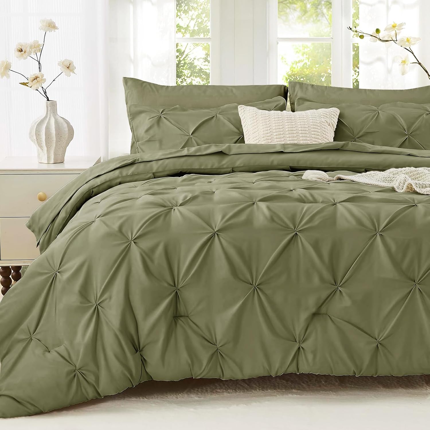 Queen Comforter Set, 7-Piece