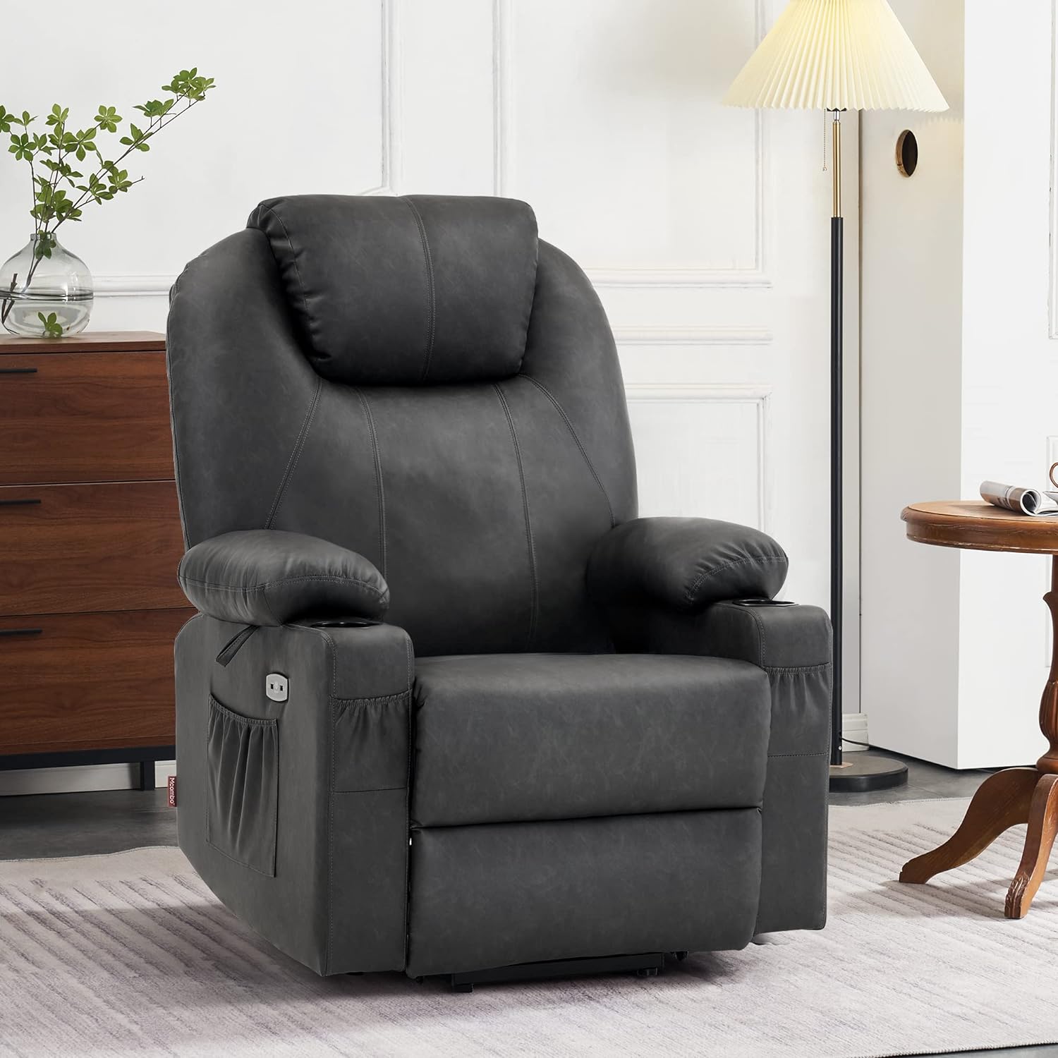 Electric Power Lift Recliner Chair Sofa with Massage and Heat