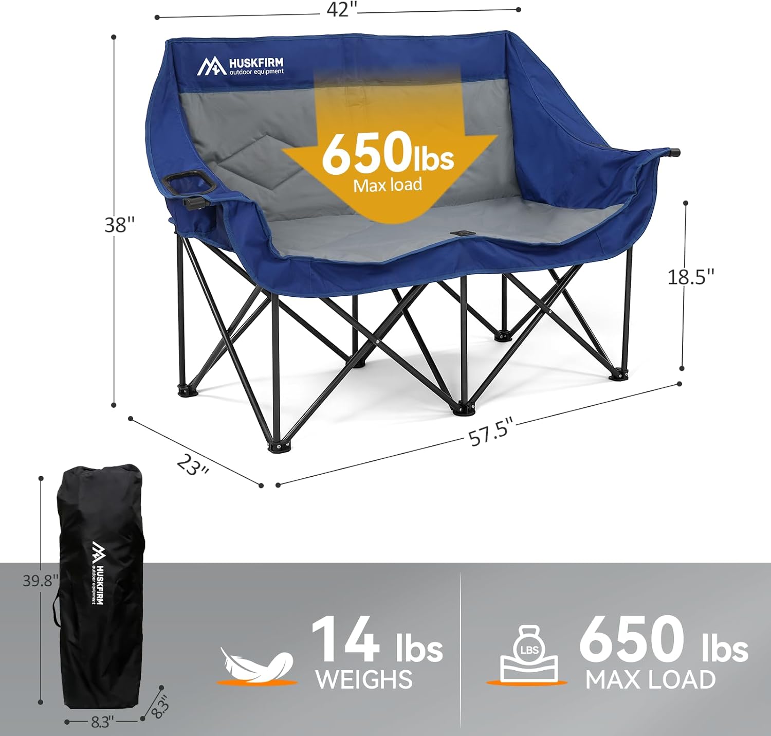 Loveseat Camping Chair Double Camping Chairs