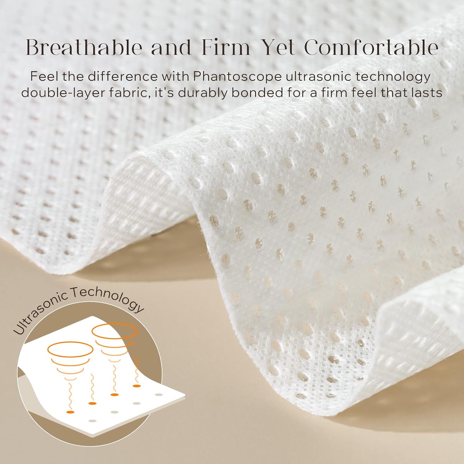 Phantoscope Pillow Inserts, Hypoallergenic 100% Virgin Fiber Square Form Microfiber Throw Pillow Inserts, Couch Bed Pillows 45x45 cm, 18x18 Inch (Pack of 4)