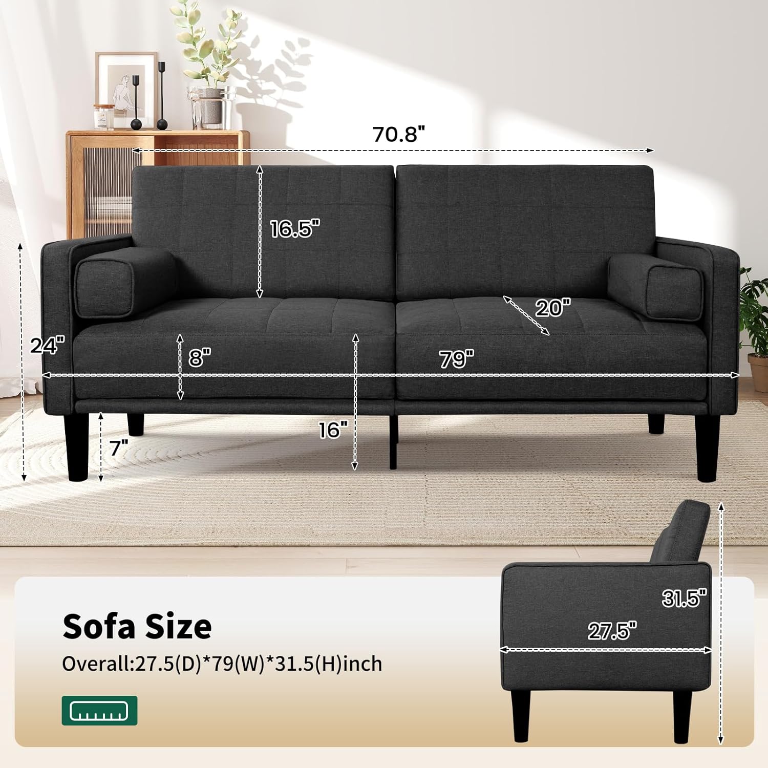 Comfy Loveseat Sofa
