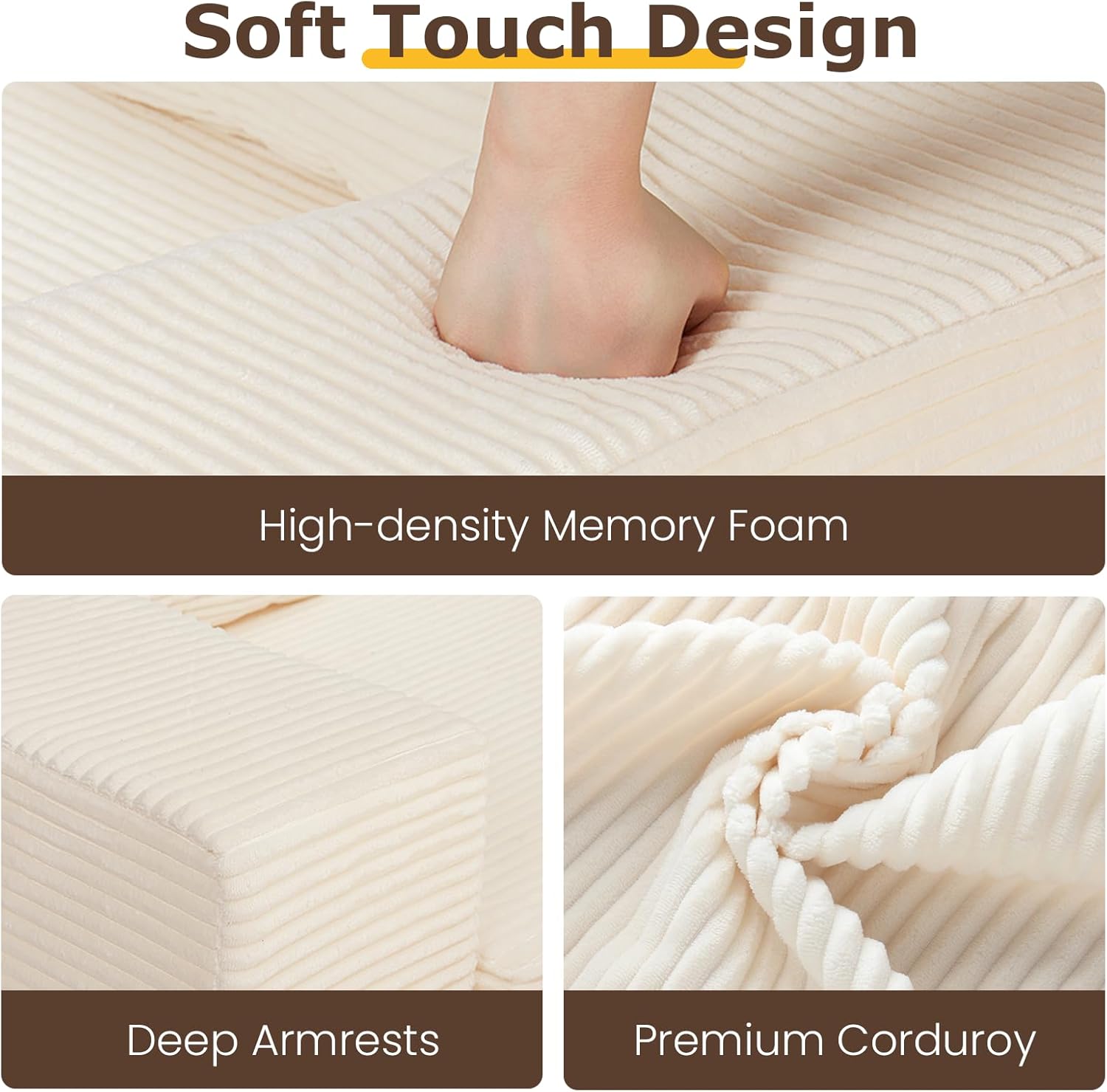 3 in 1 Loveseat Folding Couch