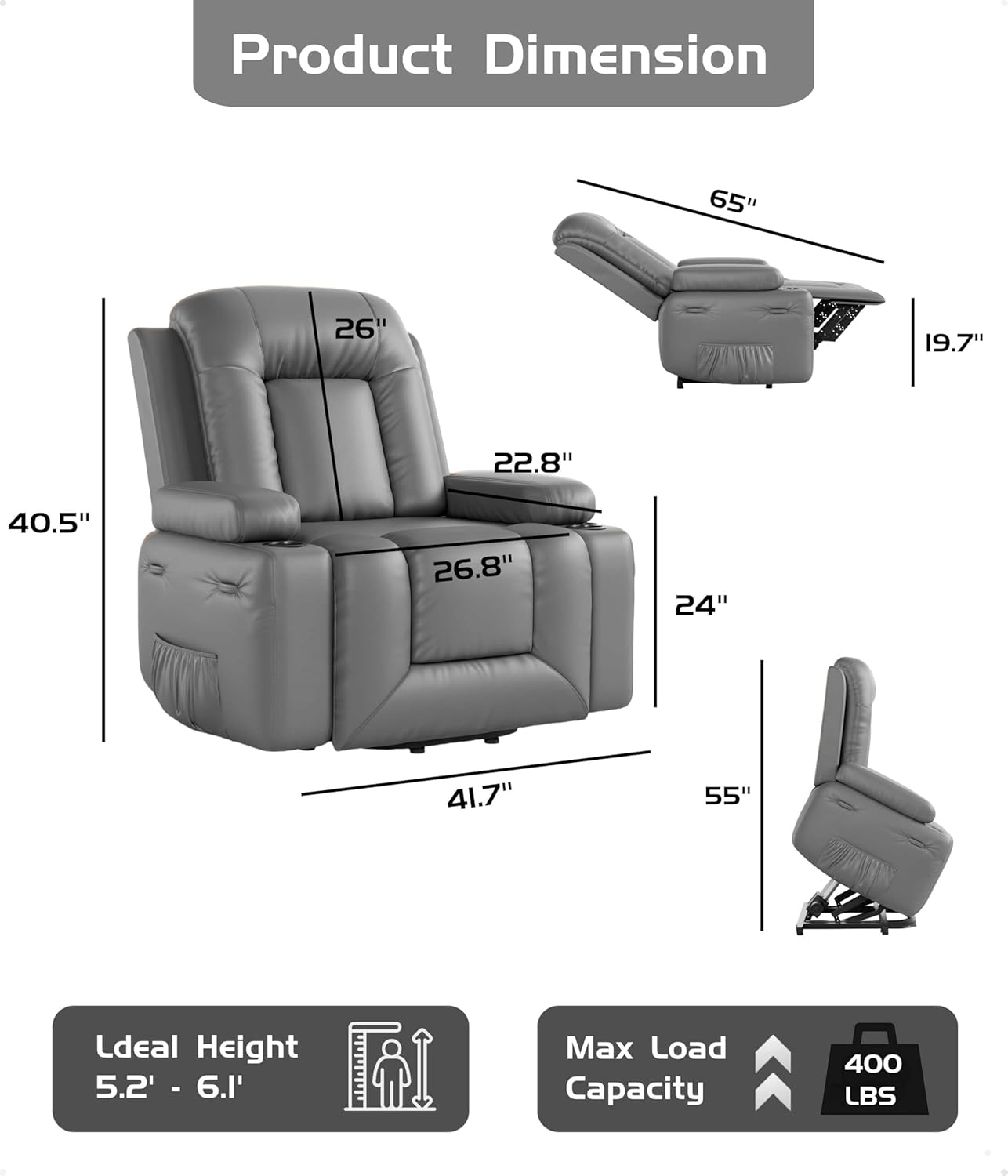 Power Lift Recliner Chair
