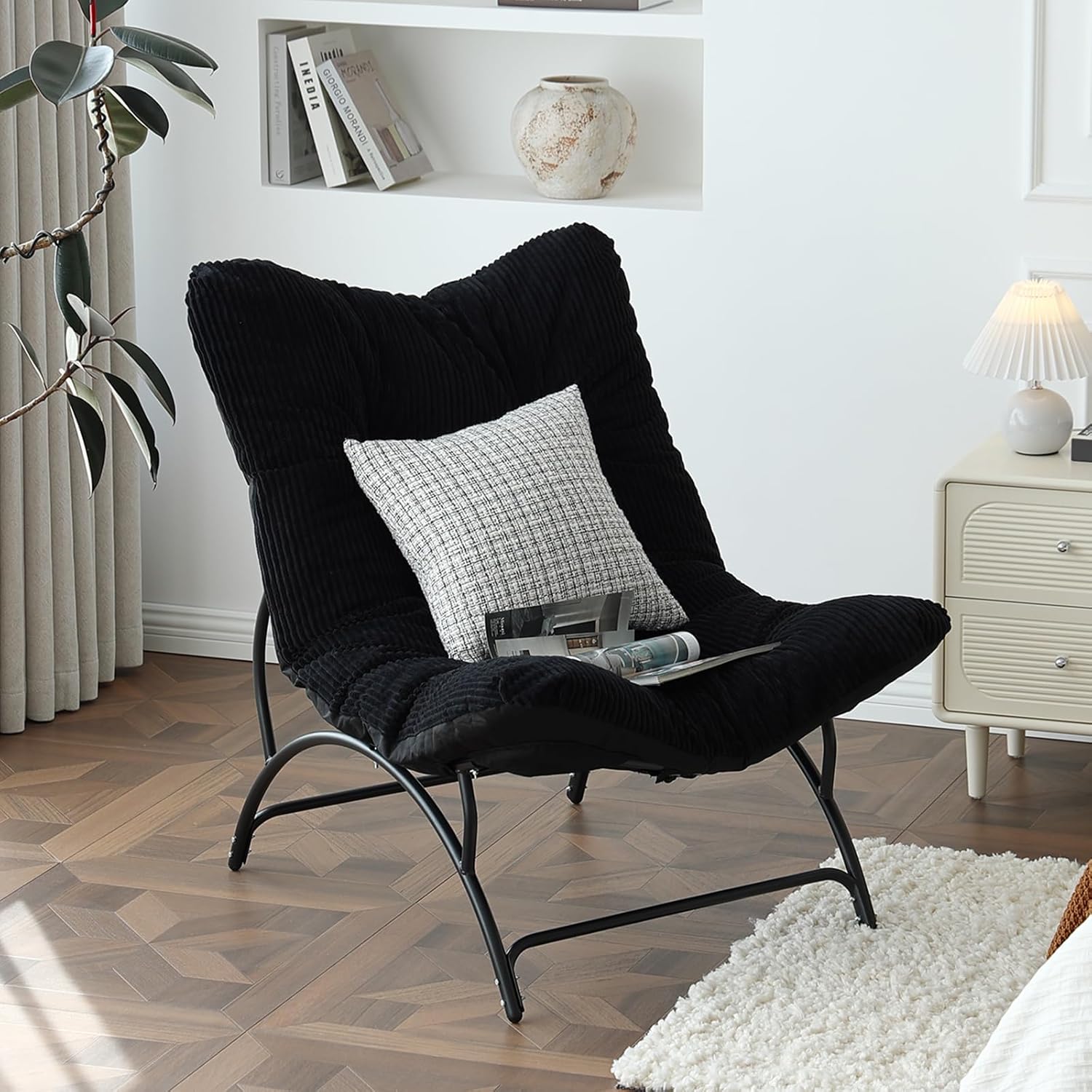 Accent Chair with Ottoman