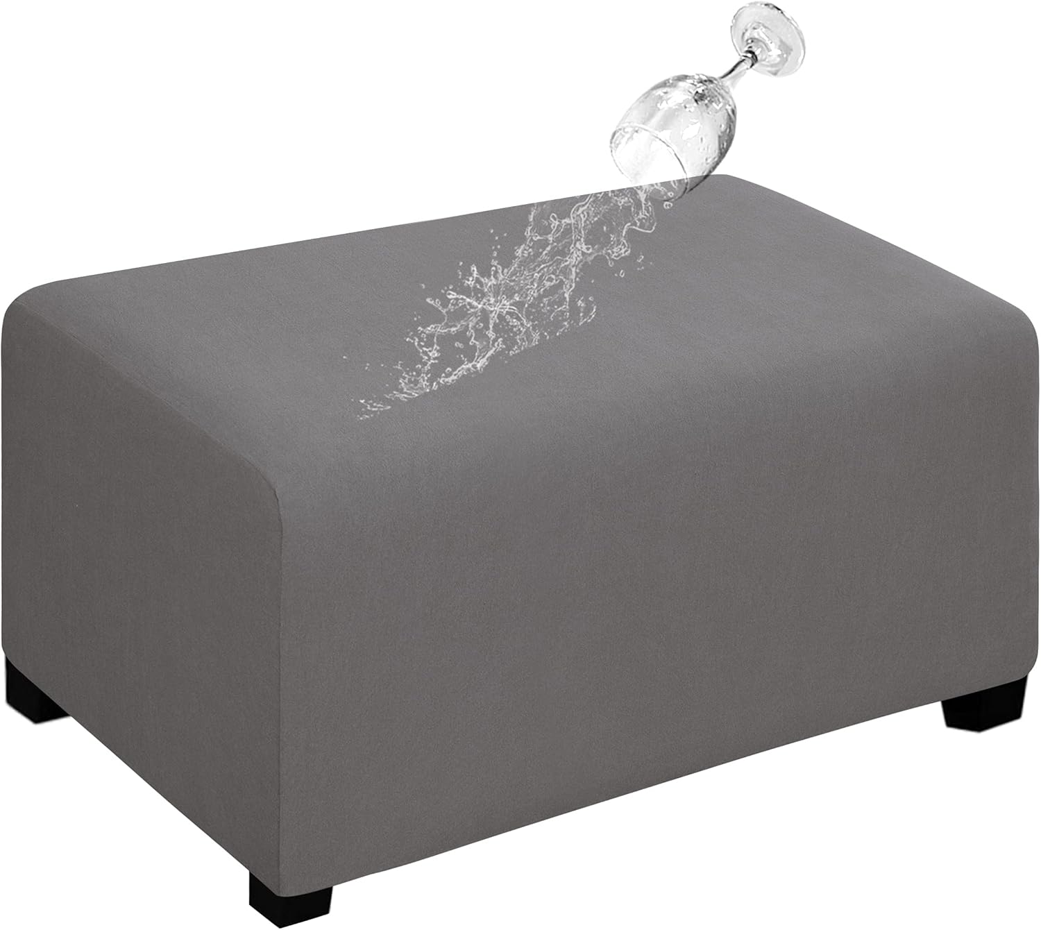 Dual Waterproof Stretch Ottoman Cover