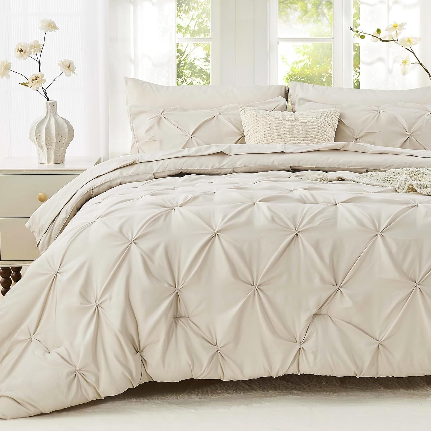 Queen Comforter Set, 7-Piece
