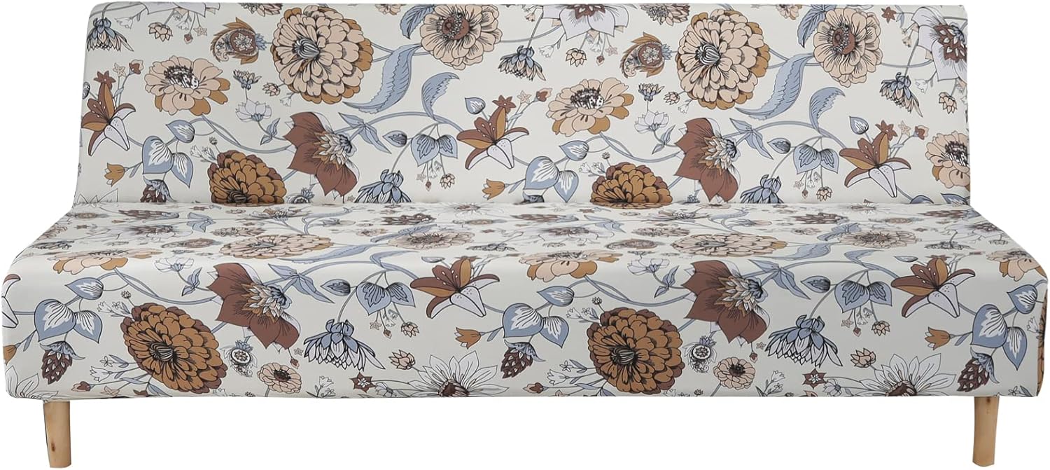 Armless Sofa Cover Futon Slipcover