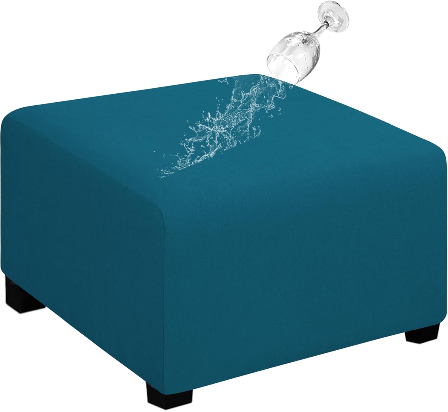Dual Waterproof Stretch Ottoman Cover