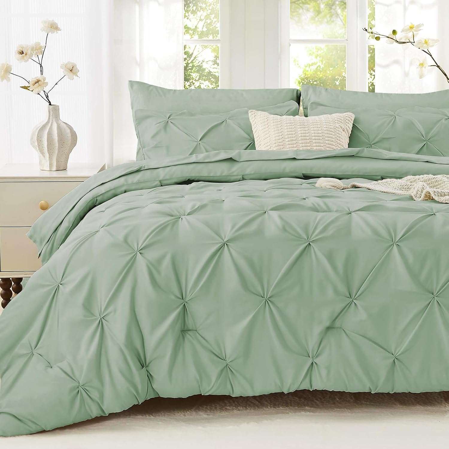 Queen Comforter Set, 7-Piece