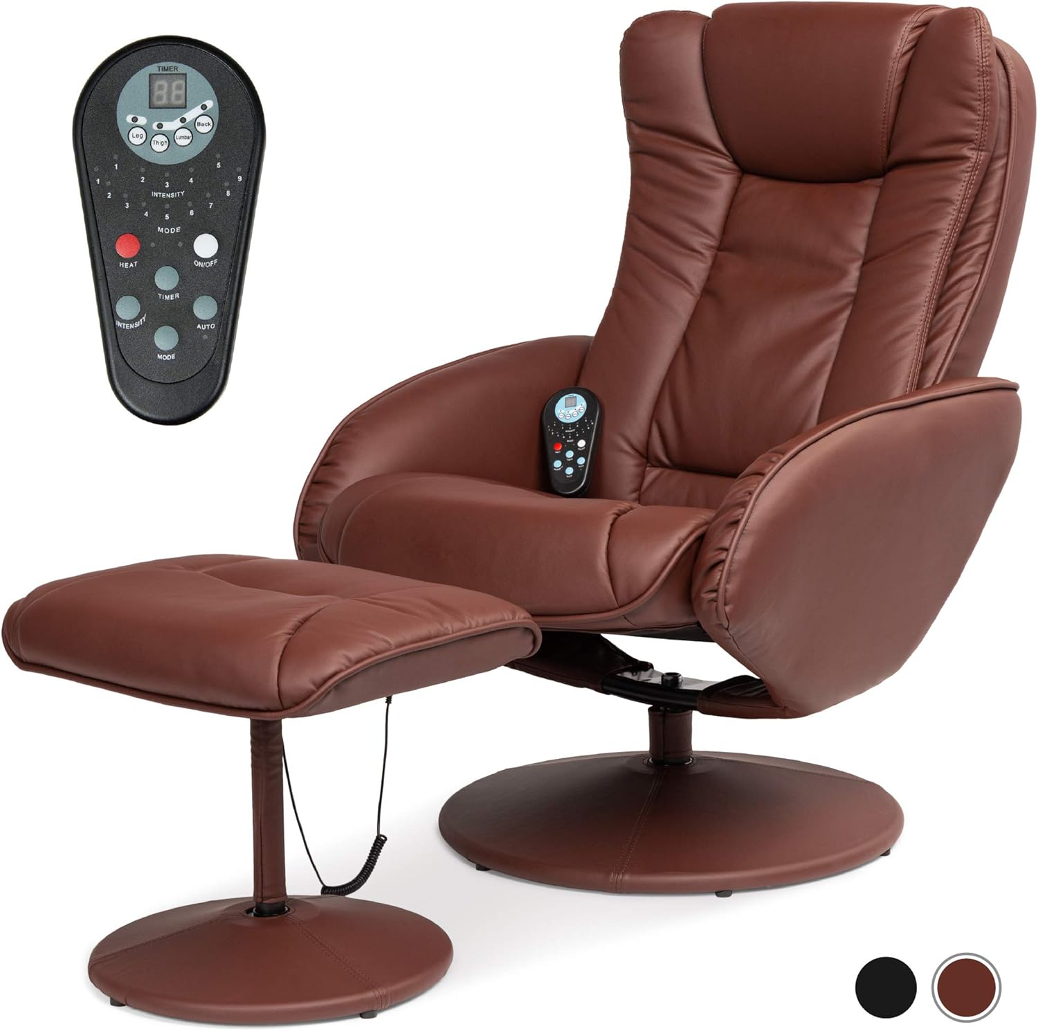 Faux Leather Electric Massage Recliner
