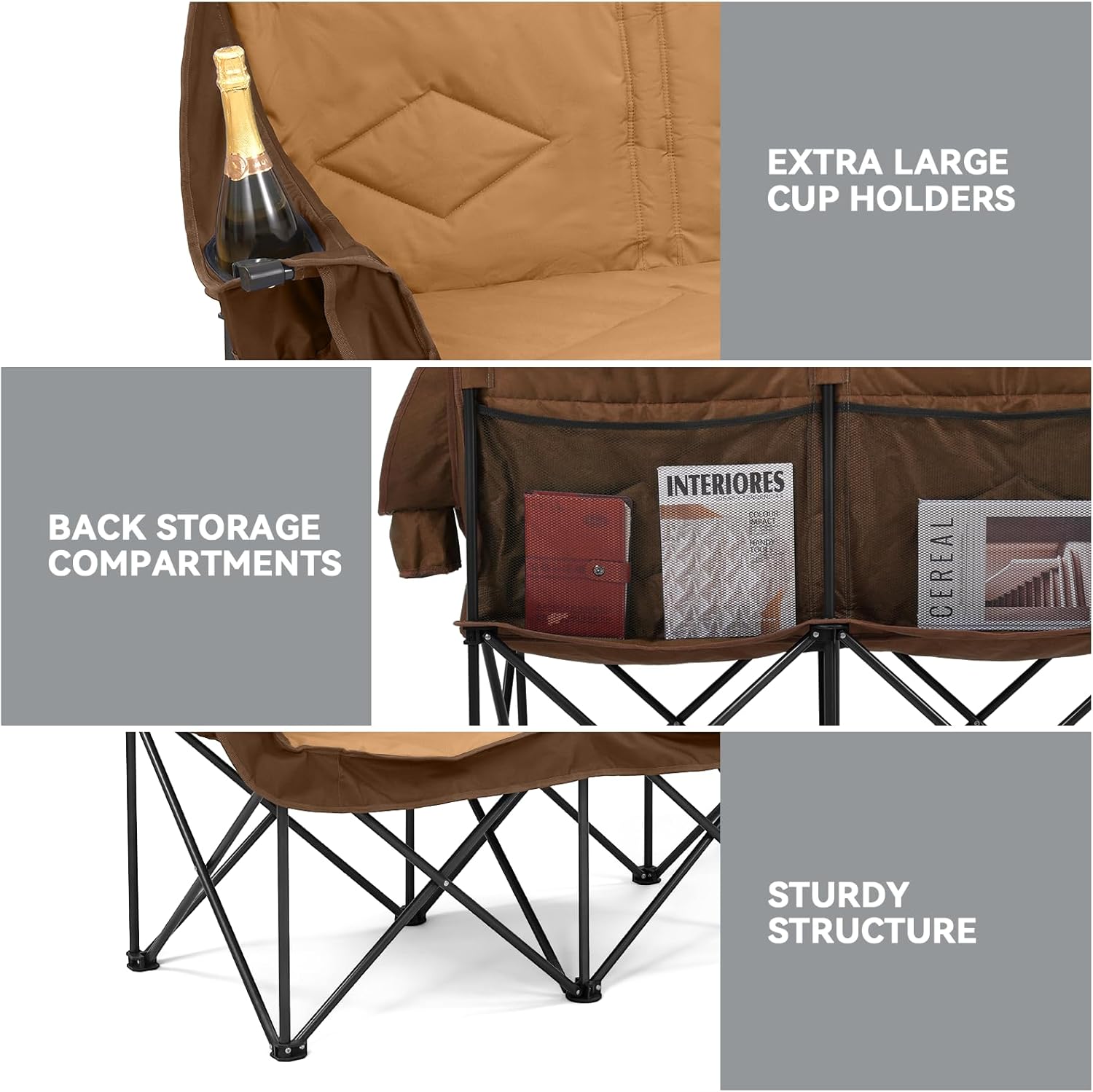 Loveseat Camping Chair Double Camping Chairs