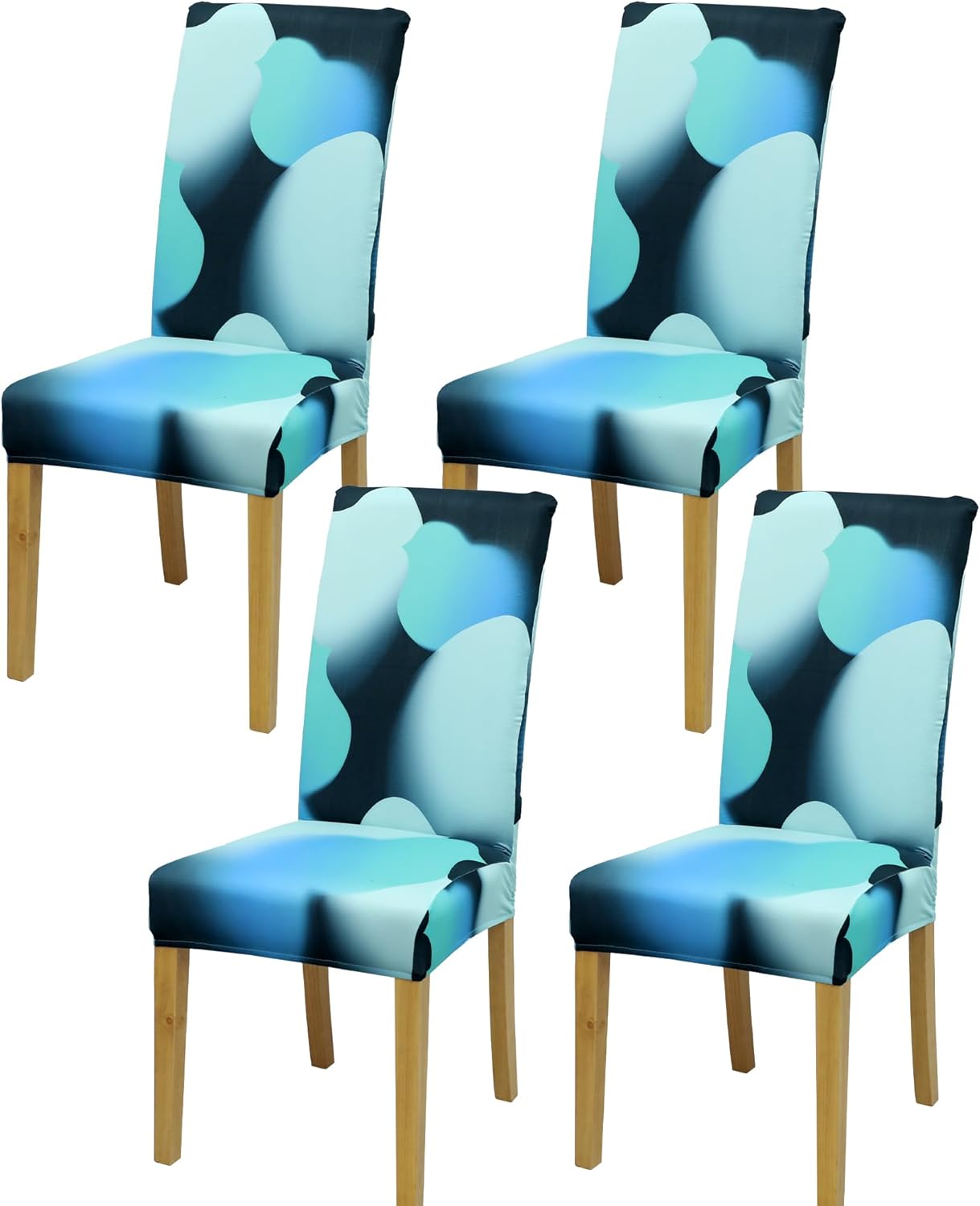 Dining Chair Cover,Dining Room Chair Covers Set of 6,Stretch Kitchen Chair Cover,Washable Dining Chair Cover,Parsons Chair Slipcovers Protective,for Home,Restaurant,Banquet(Gray)