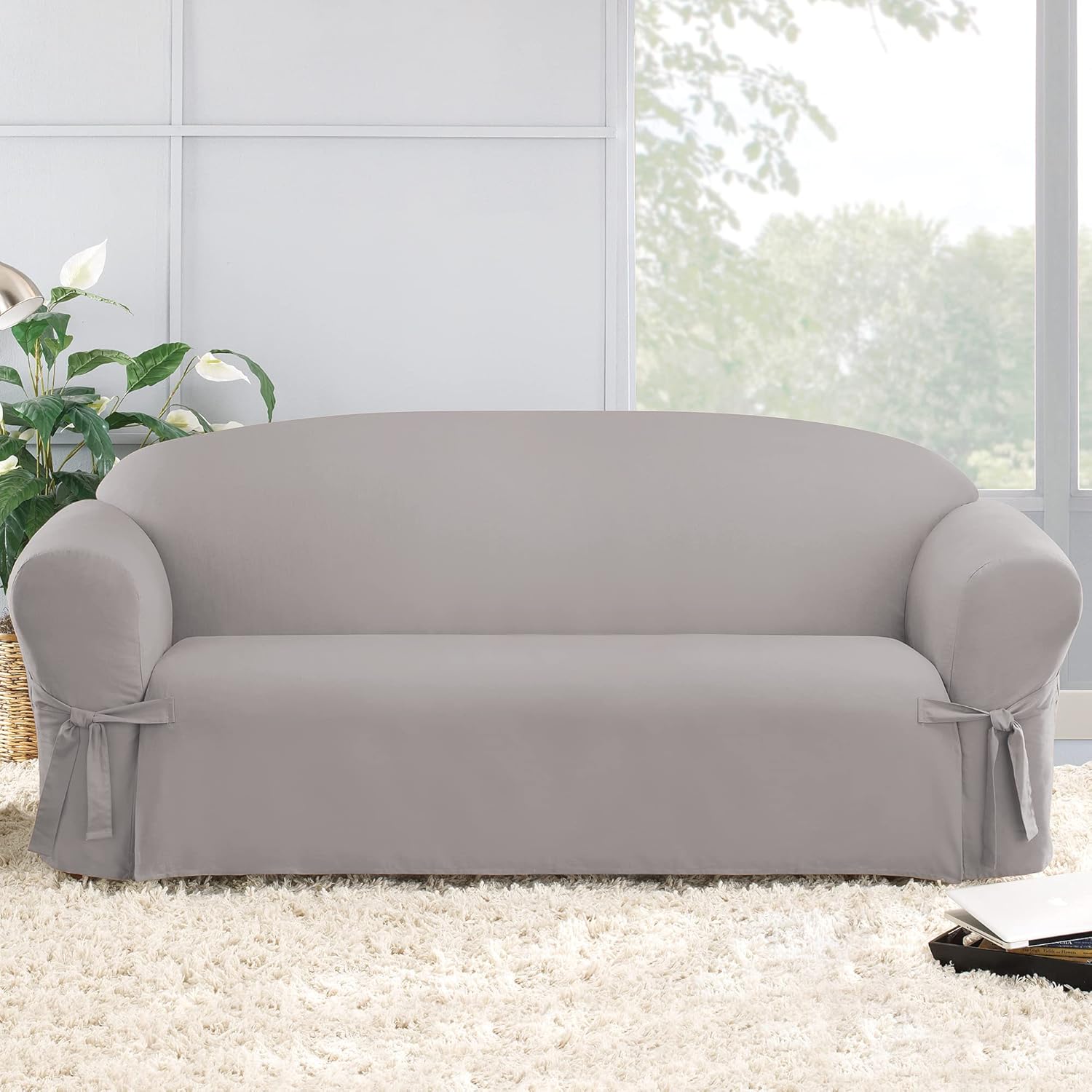 Ottoman Two Piece Slipcover