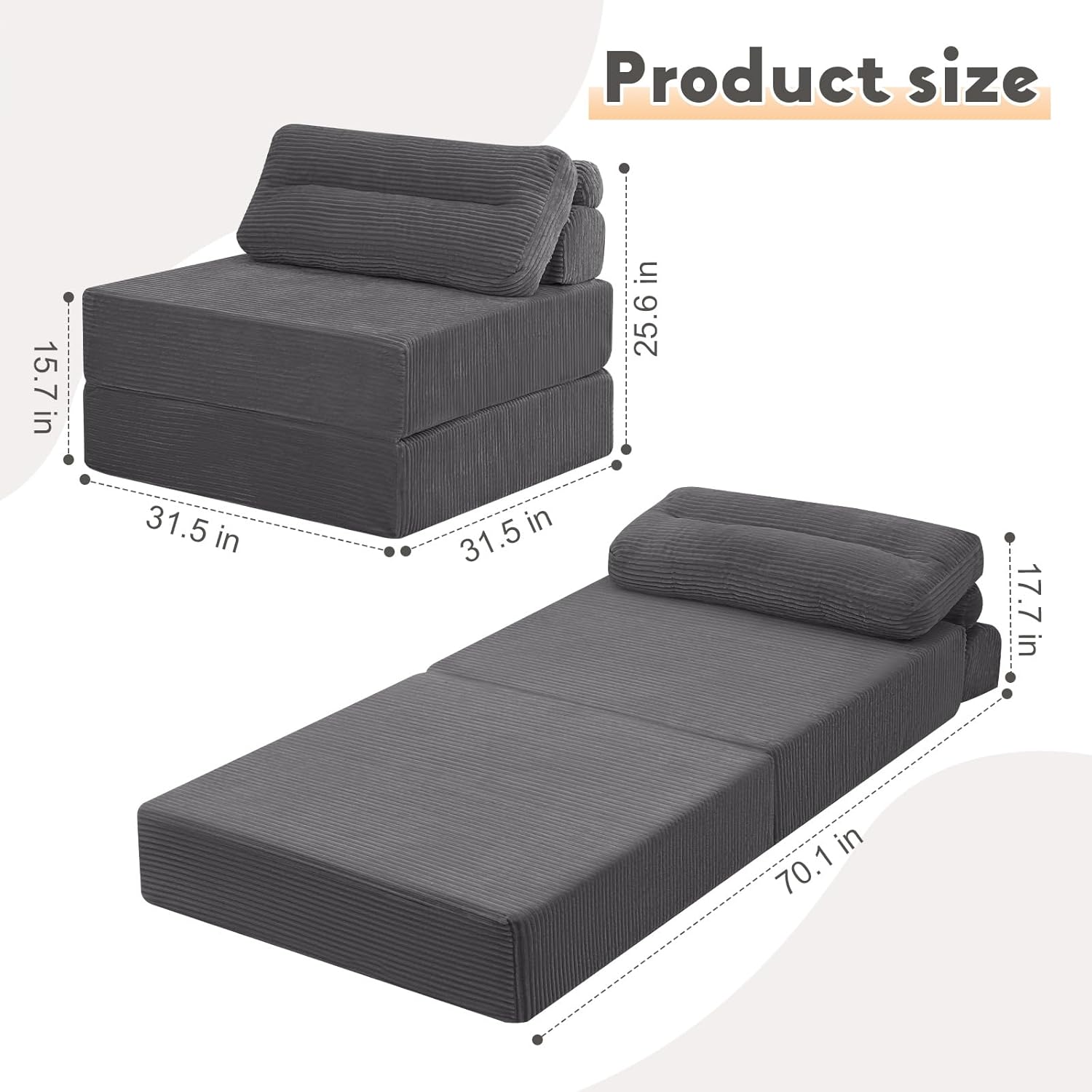 Convertible Sofa Bed