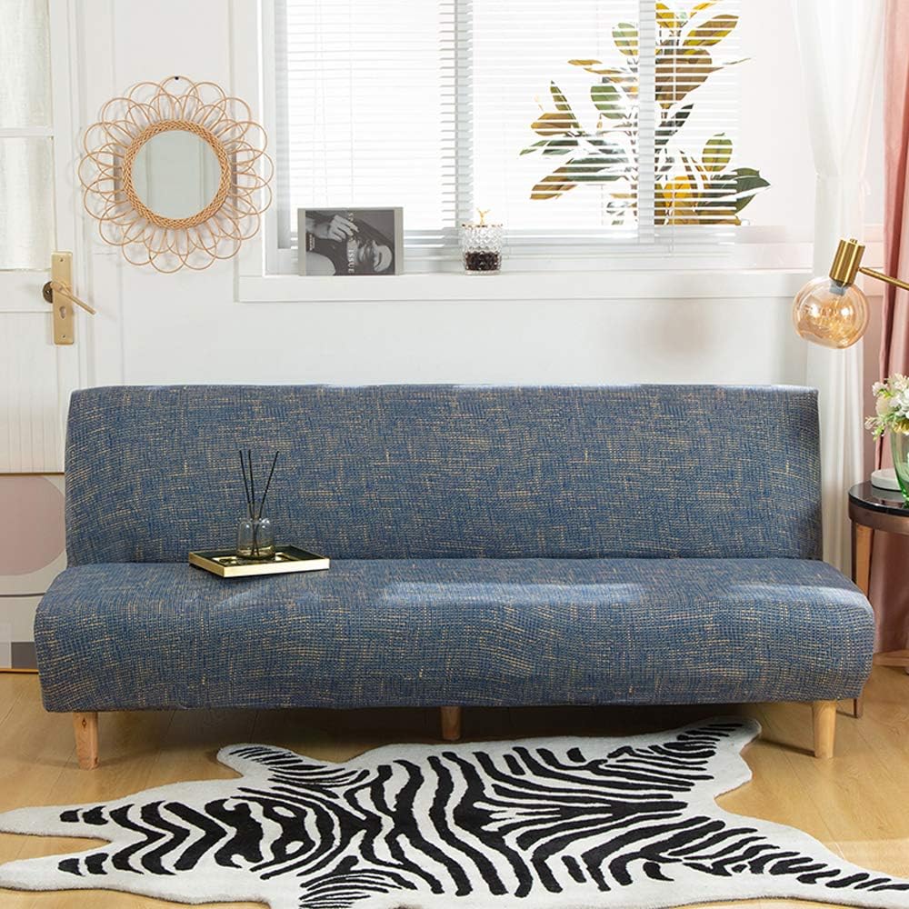 Armless Sofa Cover Futon Slipcover