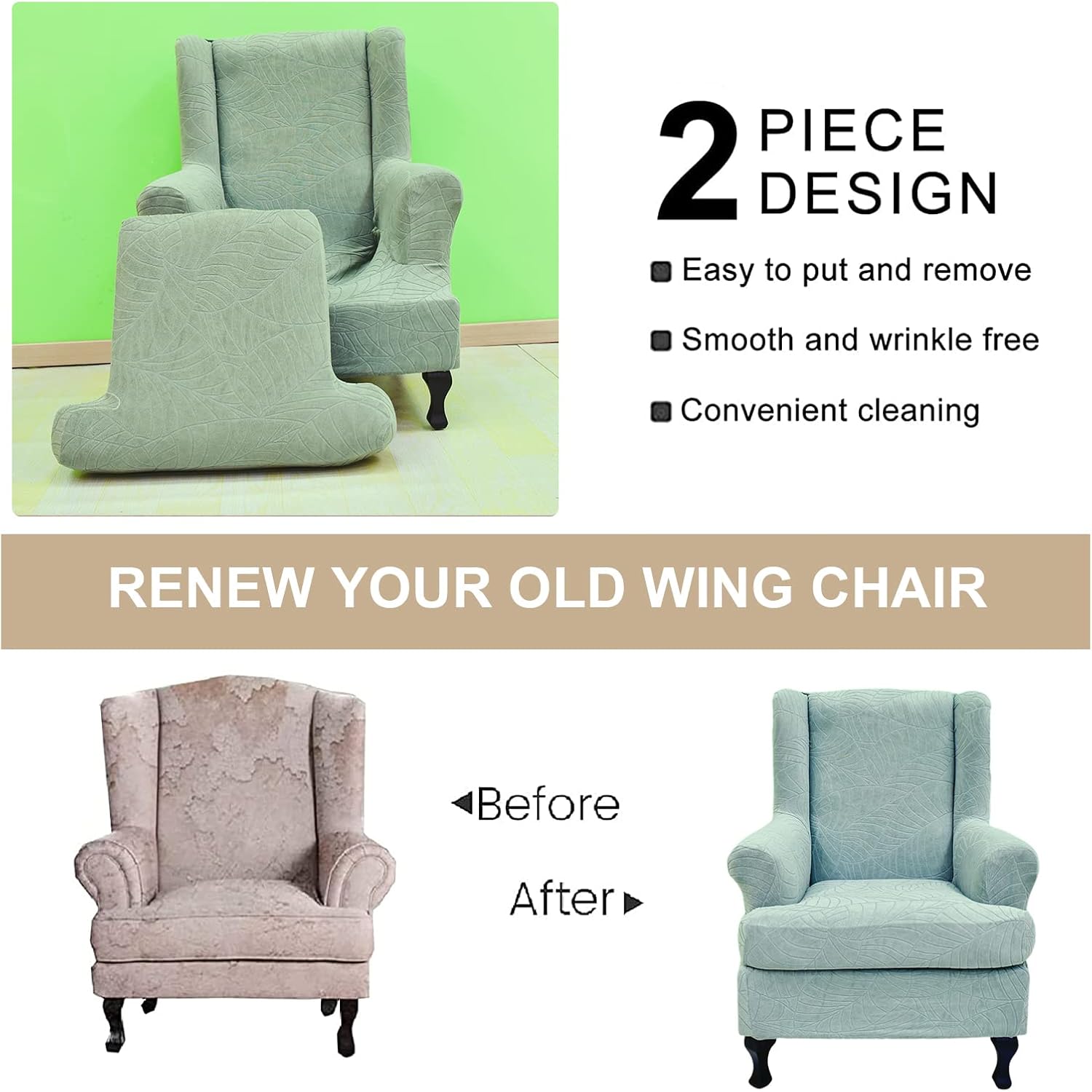 Wingback Chair Slipco