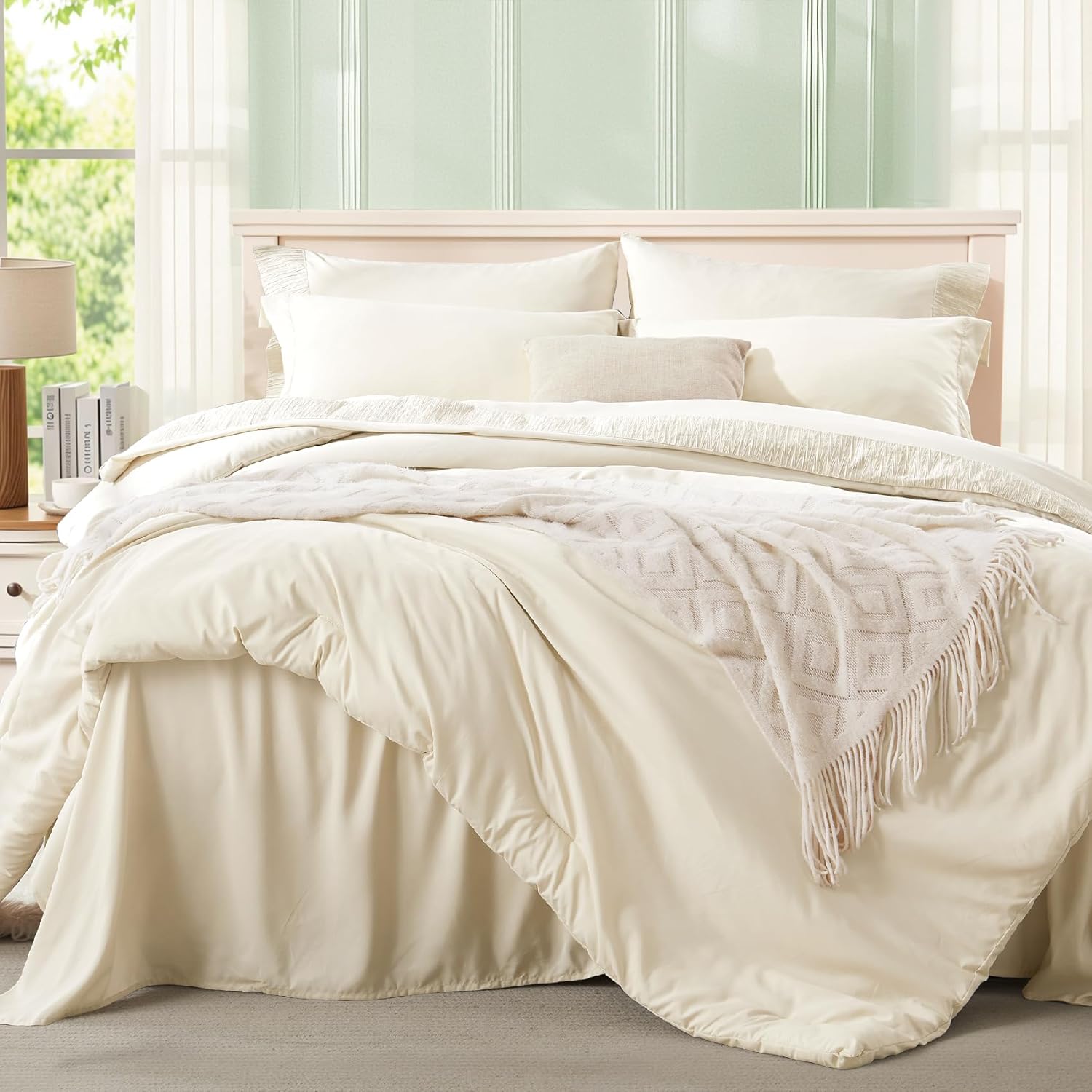 Queen Comforter Set 7 Pieces