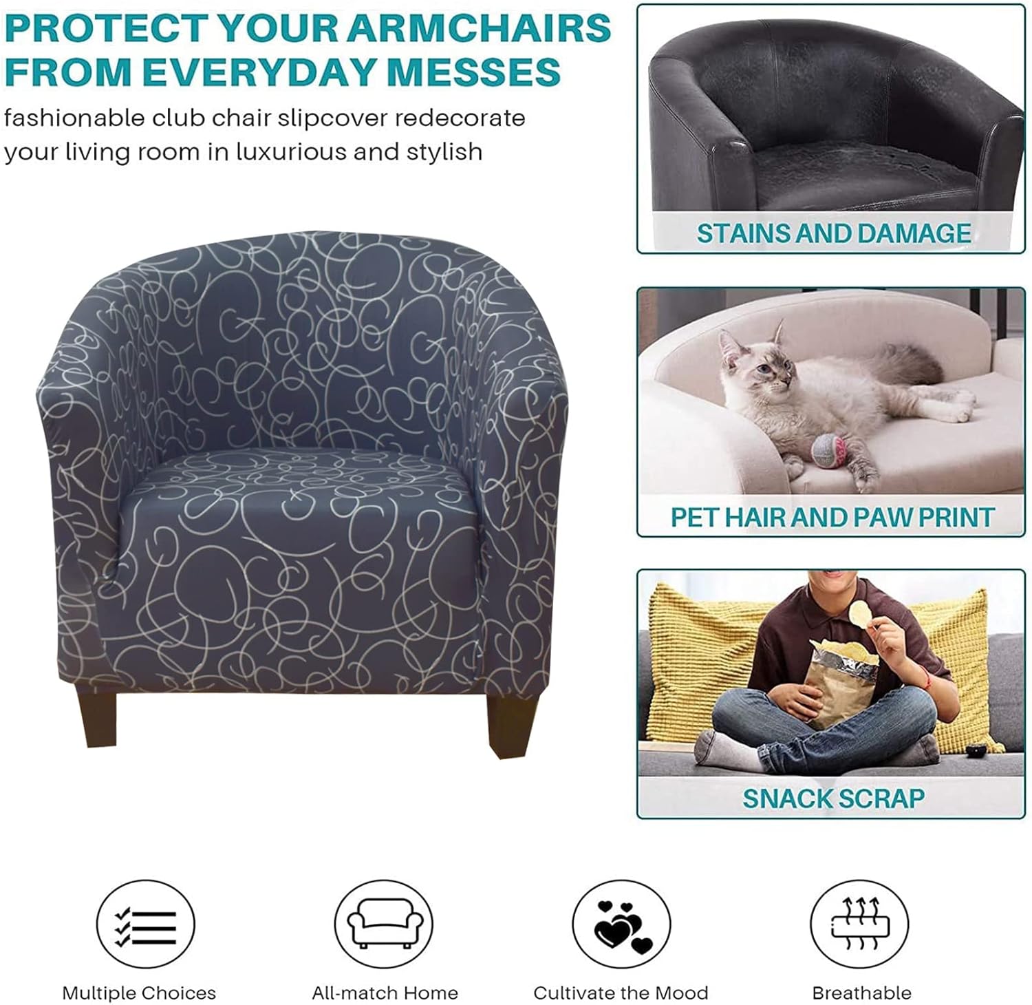 Club Chair Slipcover