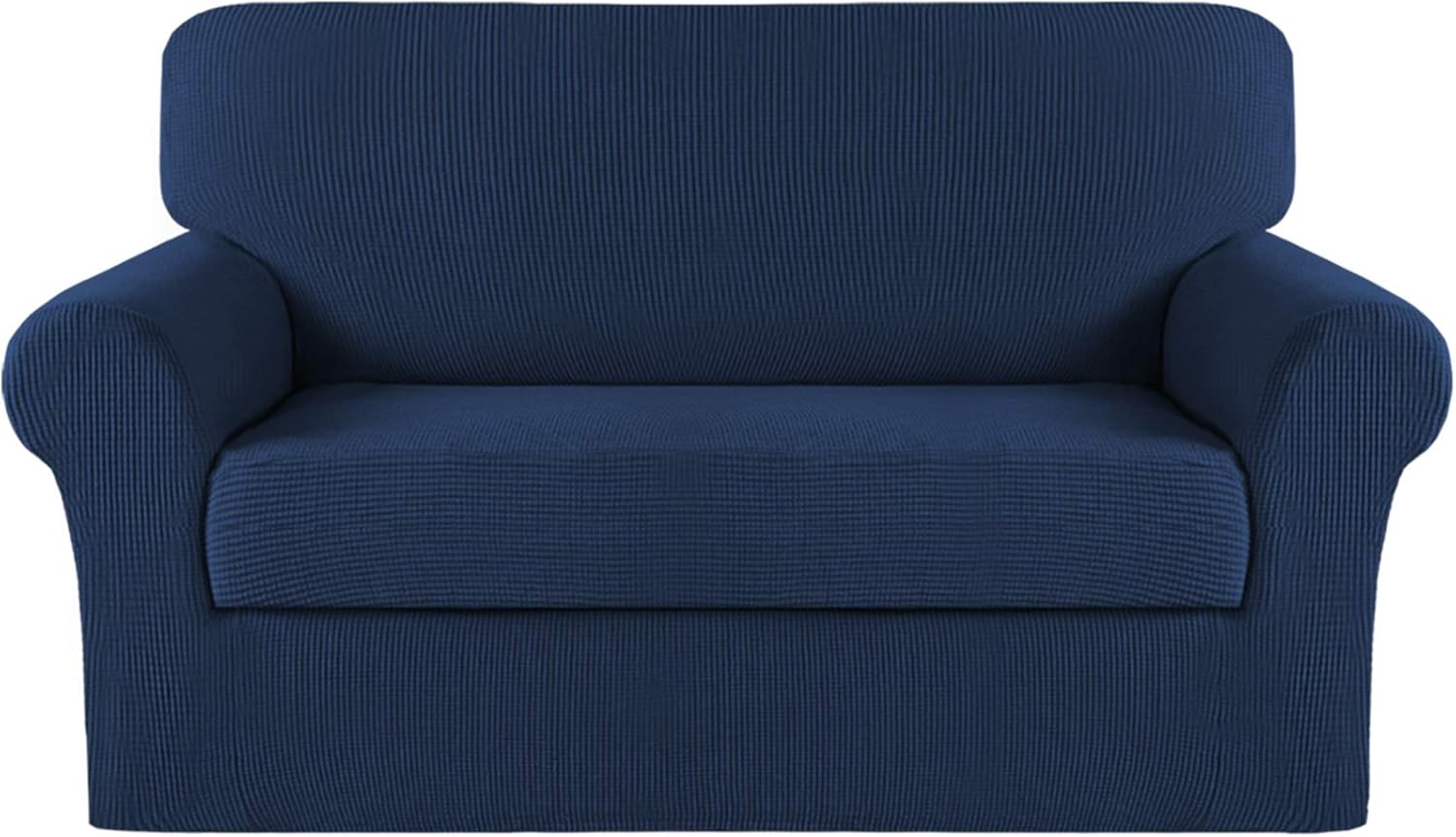 Turquoize 2 Piece Chair Covers for Living Room Armchair Cover Armchair Slipcovers with Arms Feature Thick Jacquard Fabric (Chair,Biscotti Beige)