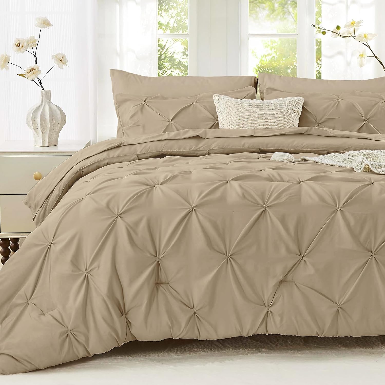 Queen Comforter Set, 7-Piece