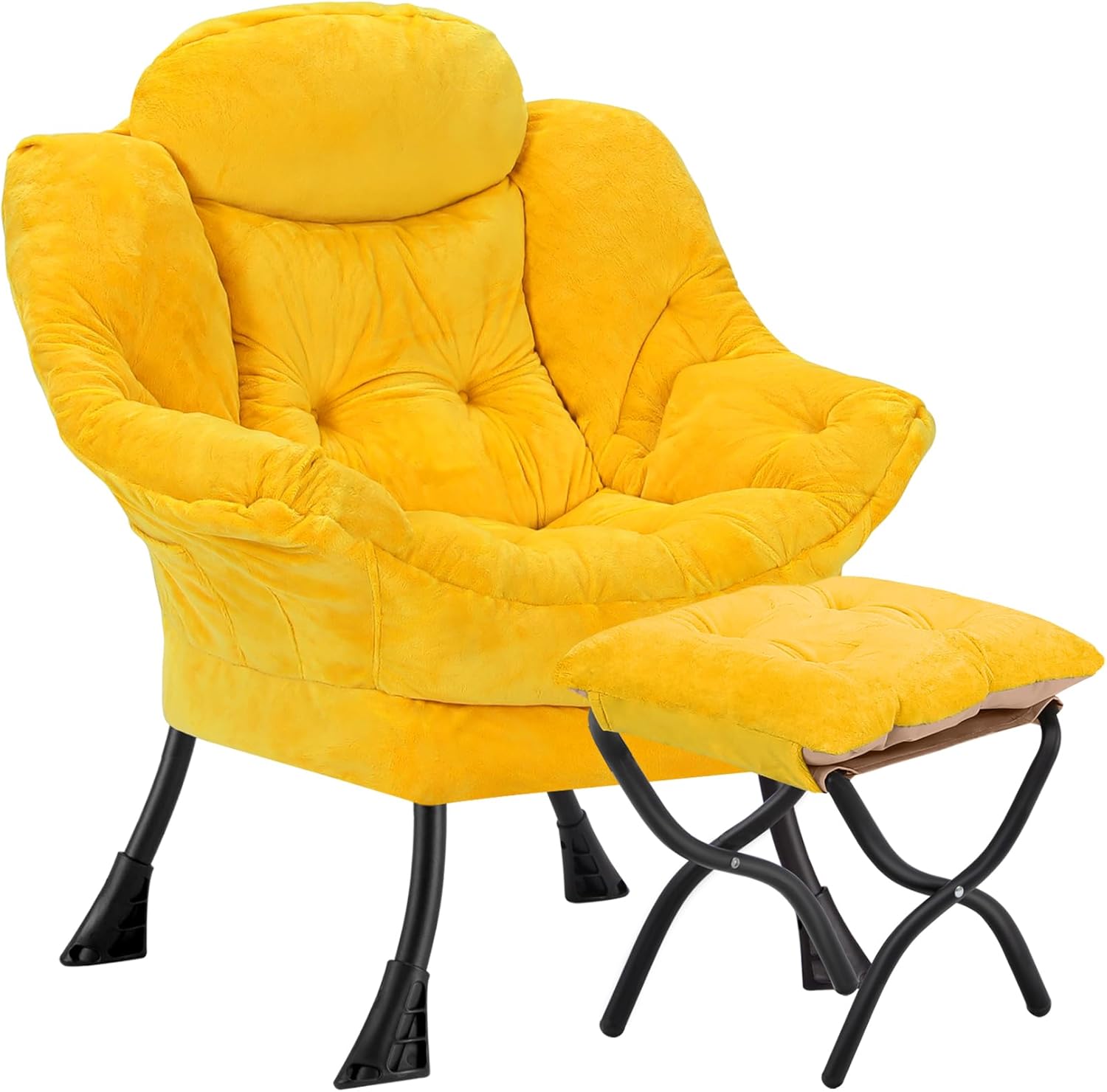 Lazy Chair with Folding Ottoman