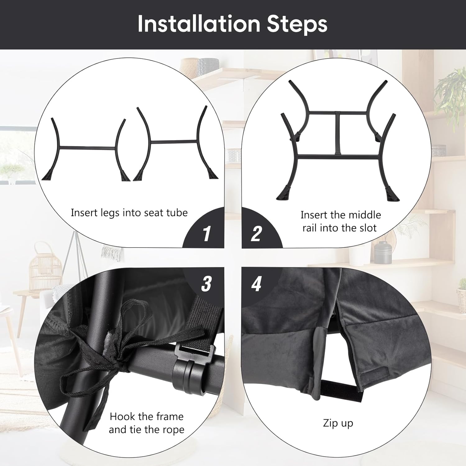 Lazy Chair with Folding Ottoman