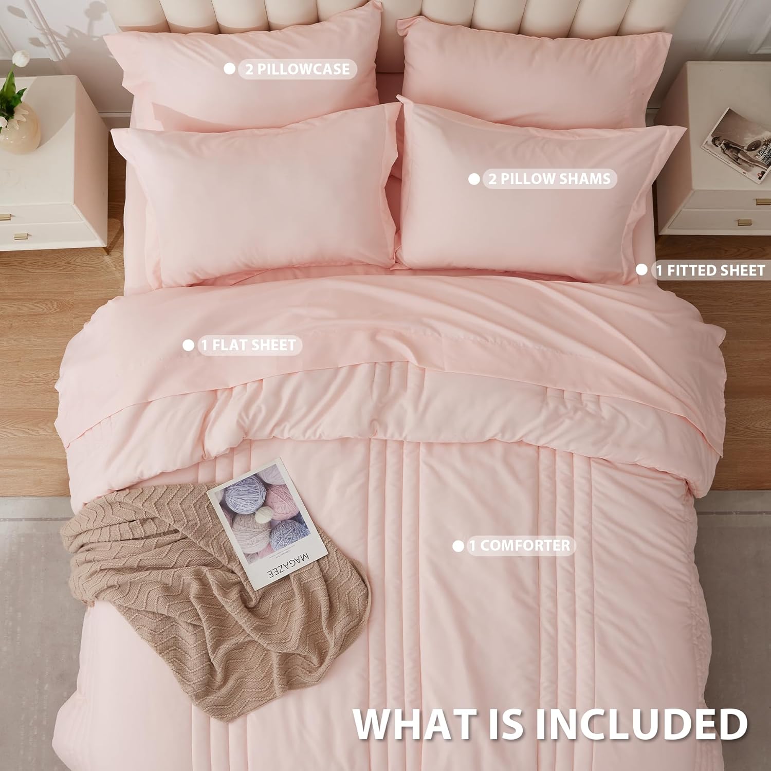 Bed in a Bag Queen Size 7 Pieces