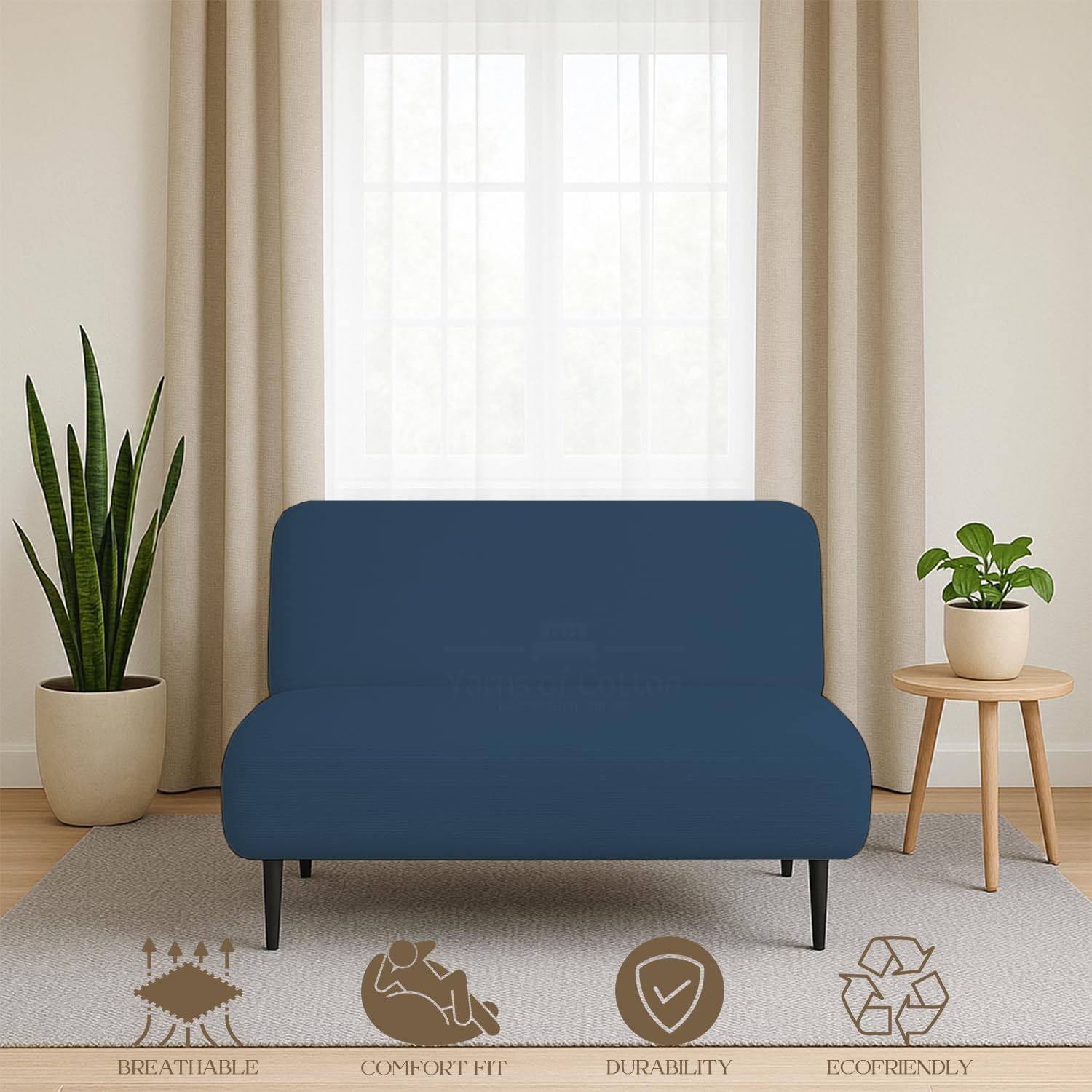 Armless Futon Covers