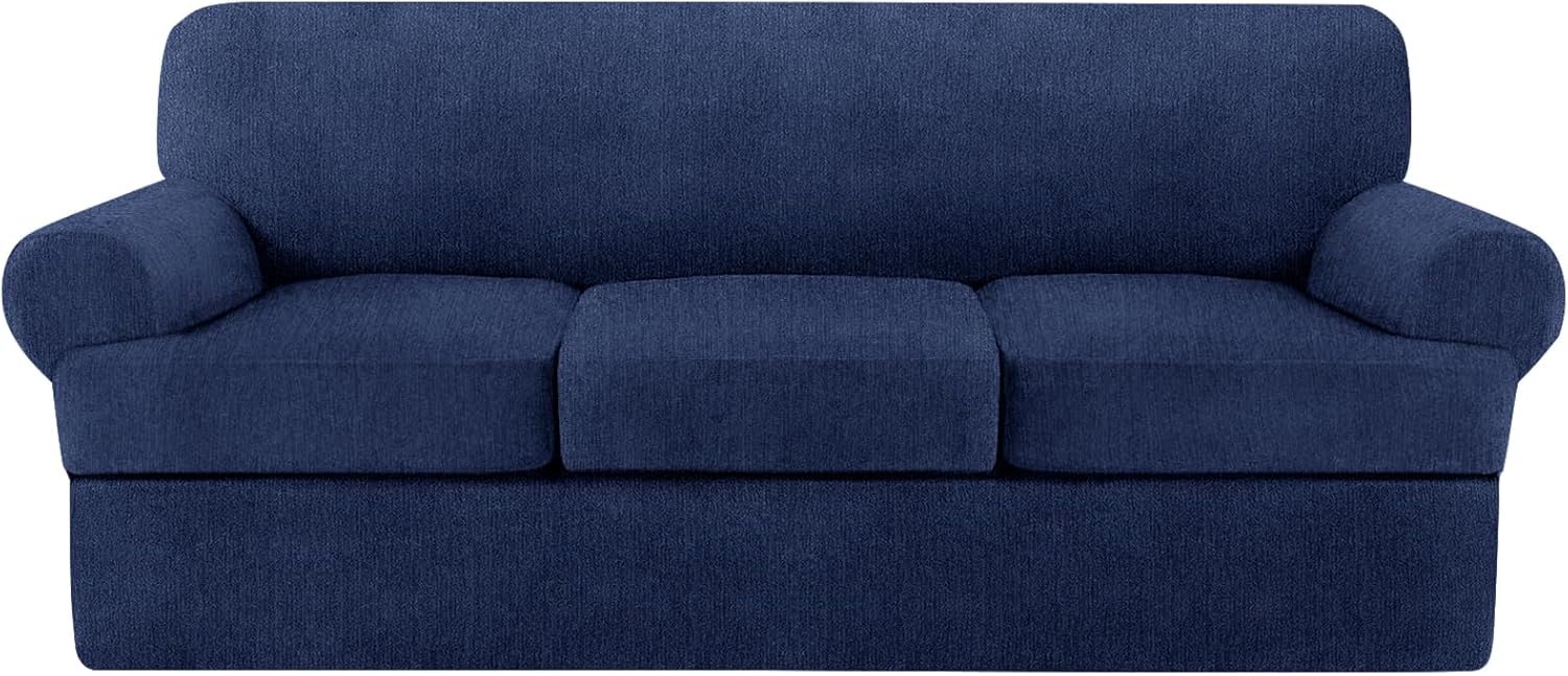 2 Pieces T Cushion Chair Covers