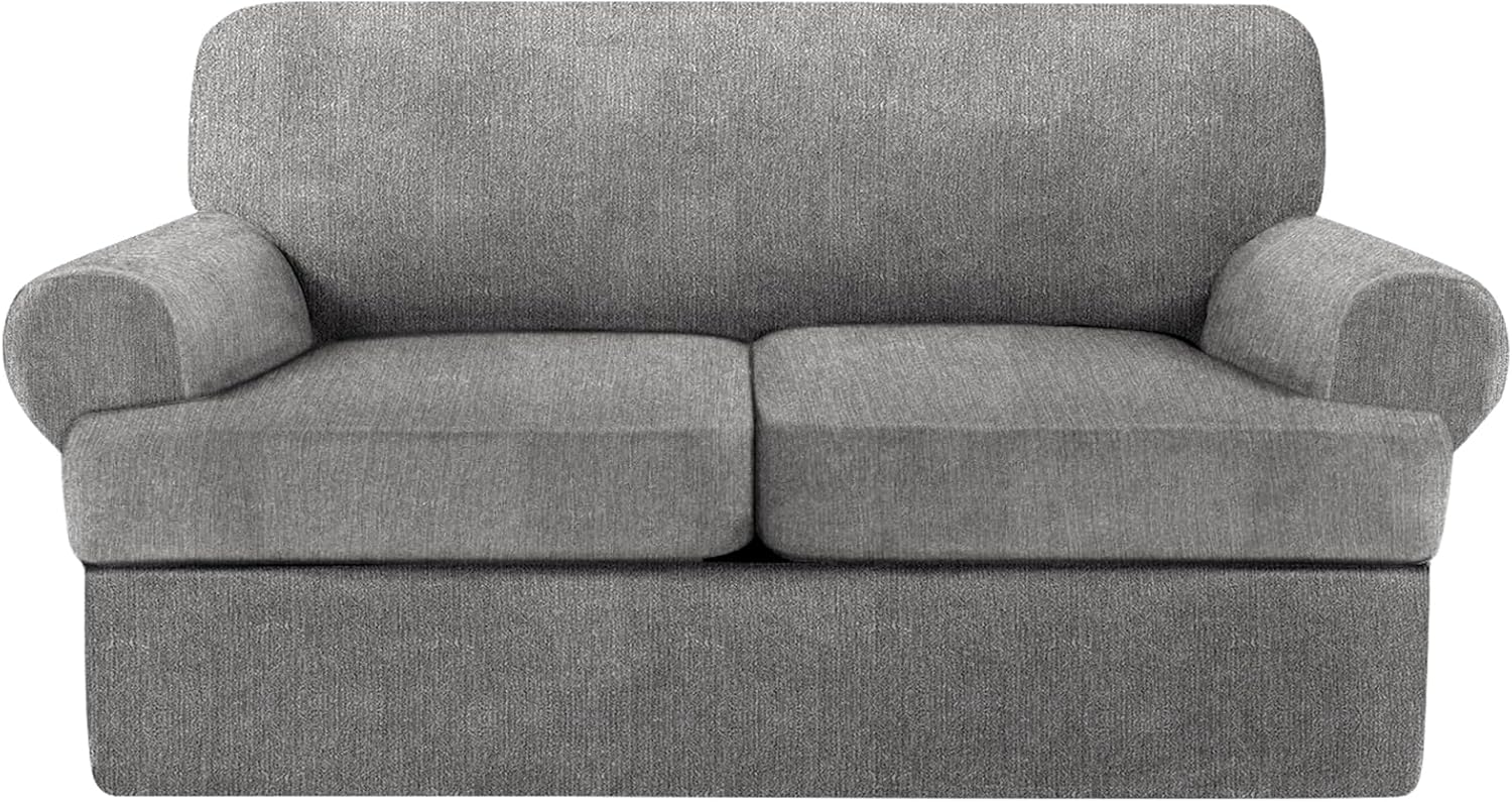 2 Pieces T Cushion Chair Covers