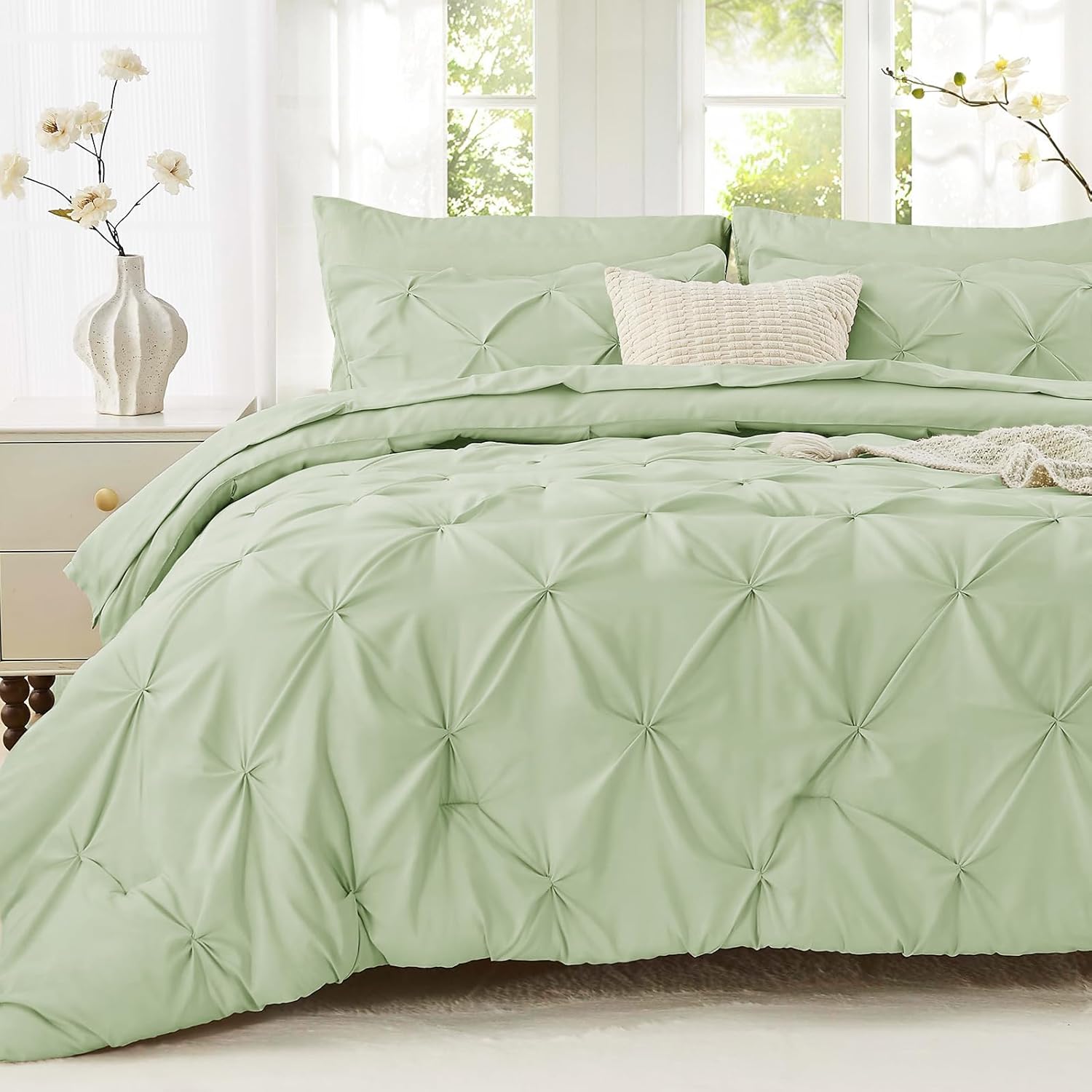 Queen Comforter Set, 7-Piece