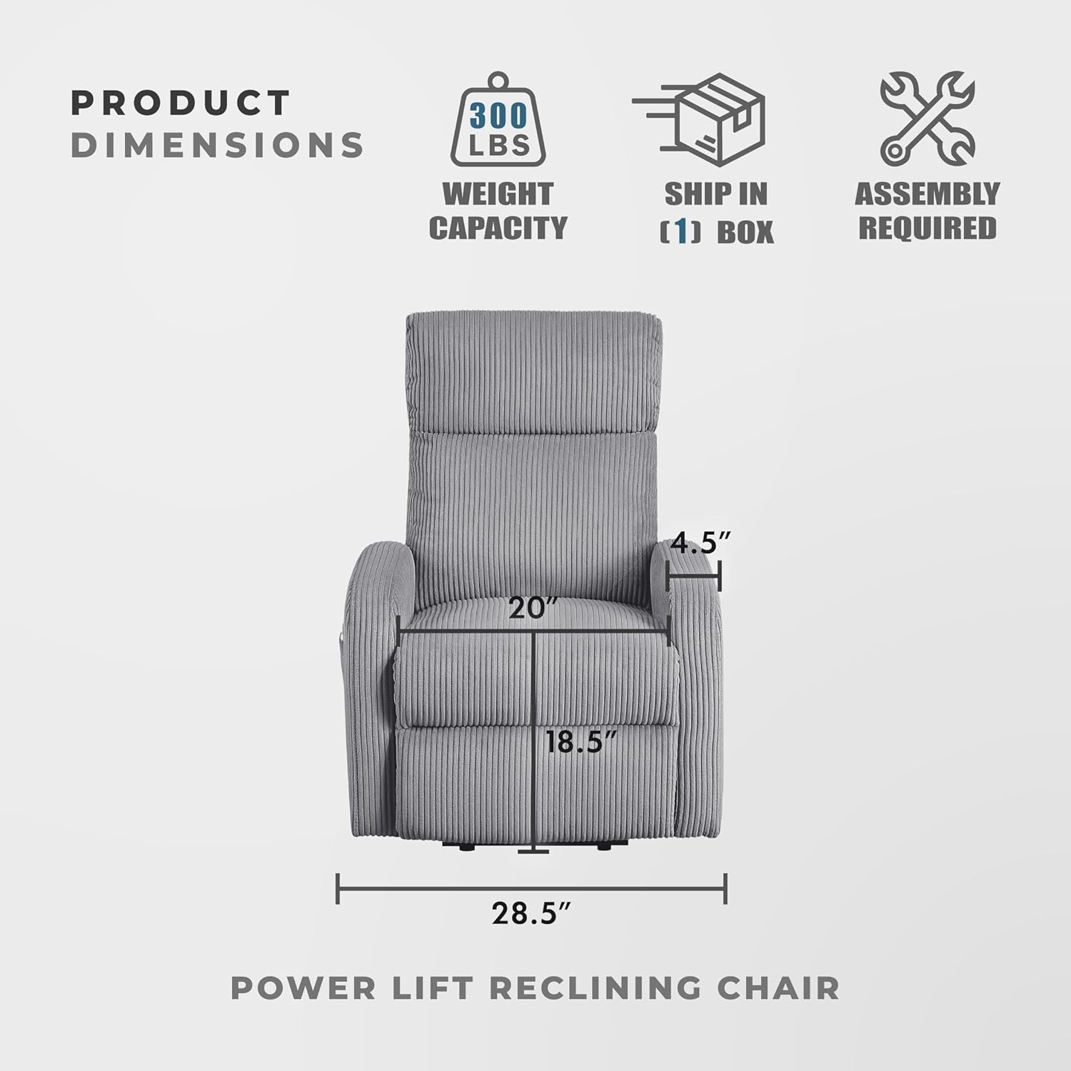 Recliner Chair Armchair Push Back Recliner