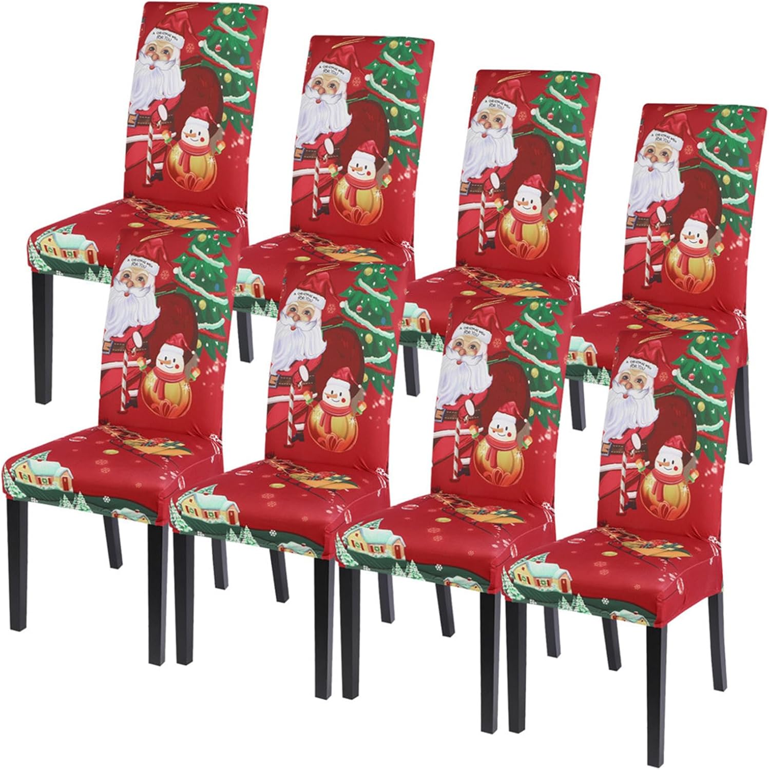 SearchI Chair Covers Slipcovers Set of 4, Spandex Super Fit Stretch Removable Washable Kitchen Parsons Protector for Dining Room,Hotel,Ceremony,Beige+Flowers