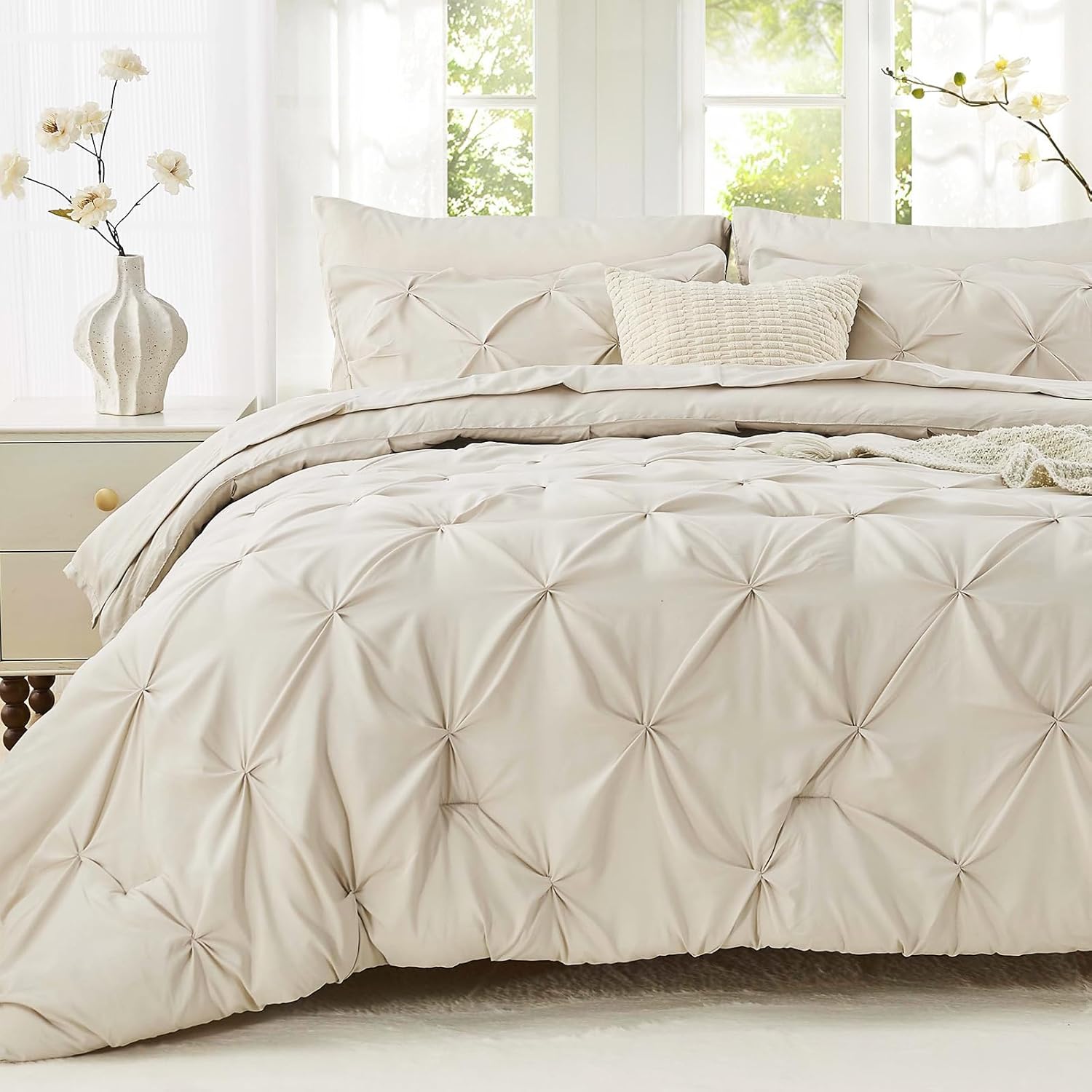 Queen Comforter Set, 7-Piece