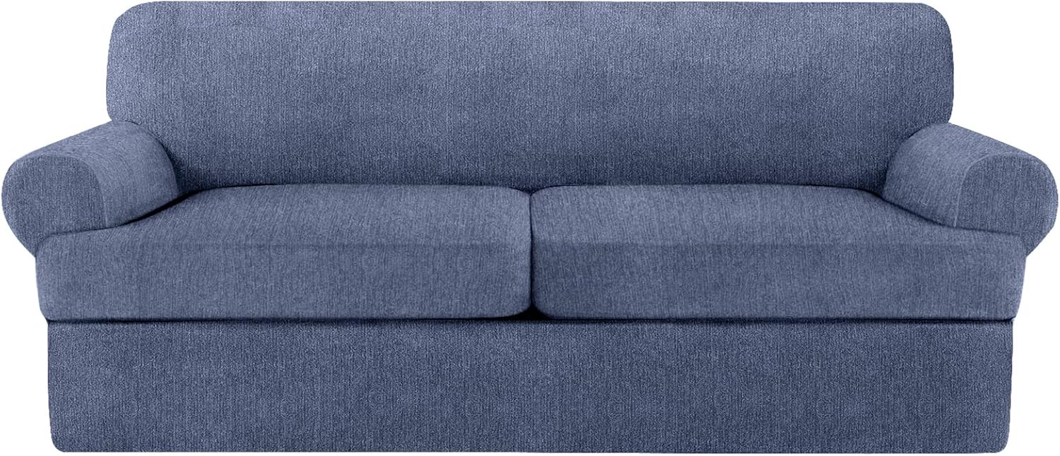 2 Pieces T Cushion Chair Covers