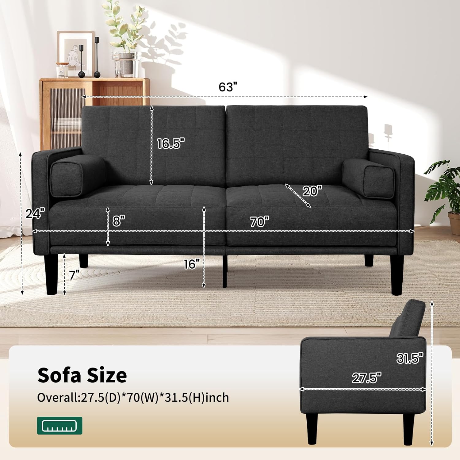 Comfy Loveseat Sofa