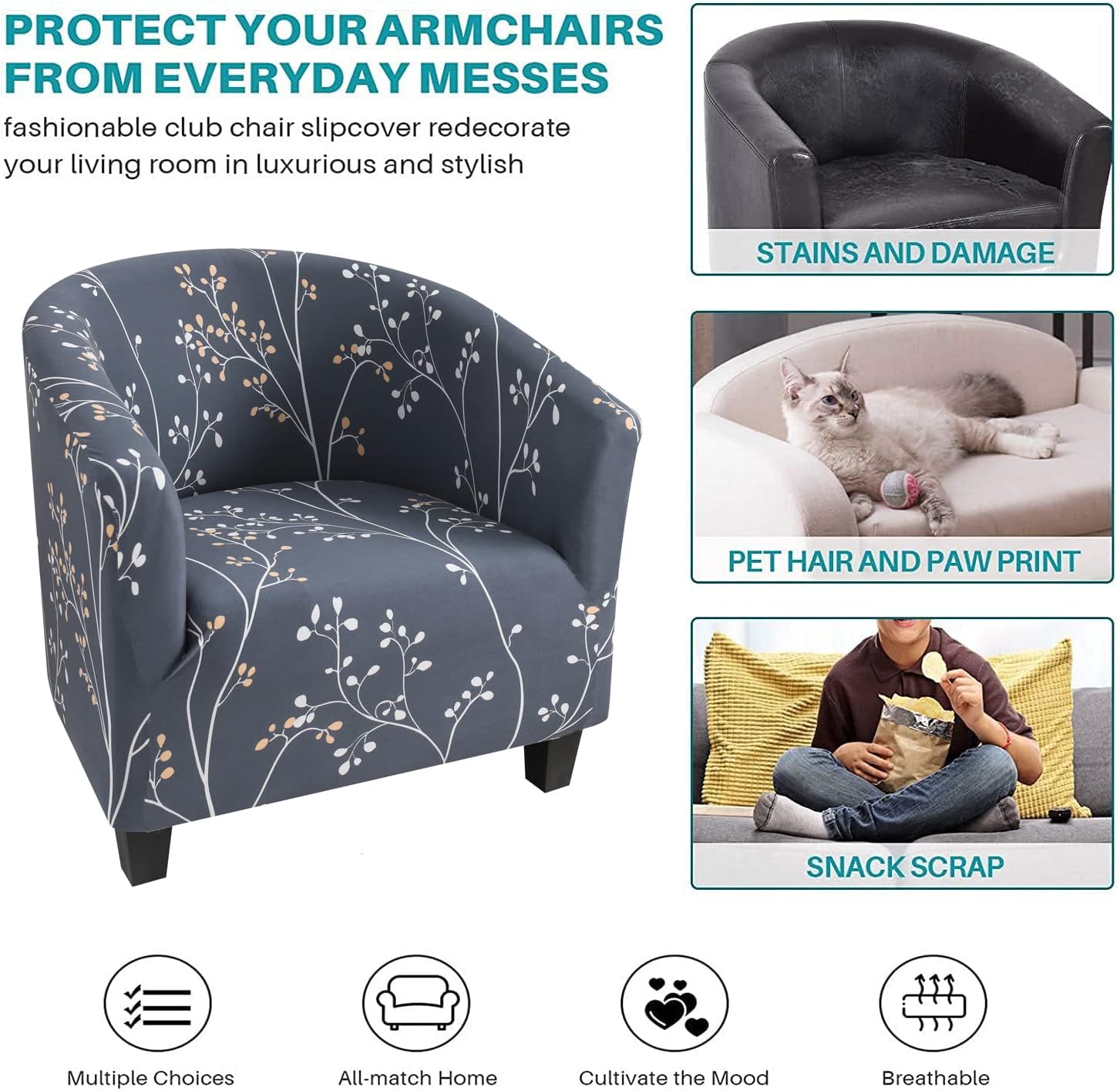 Club Chair Slipcover