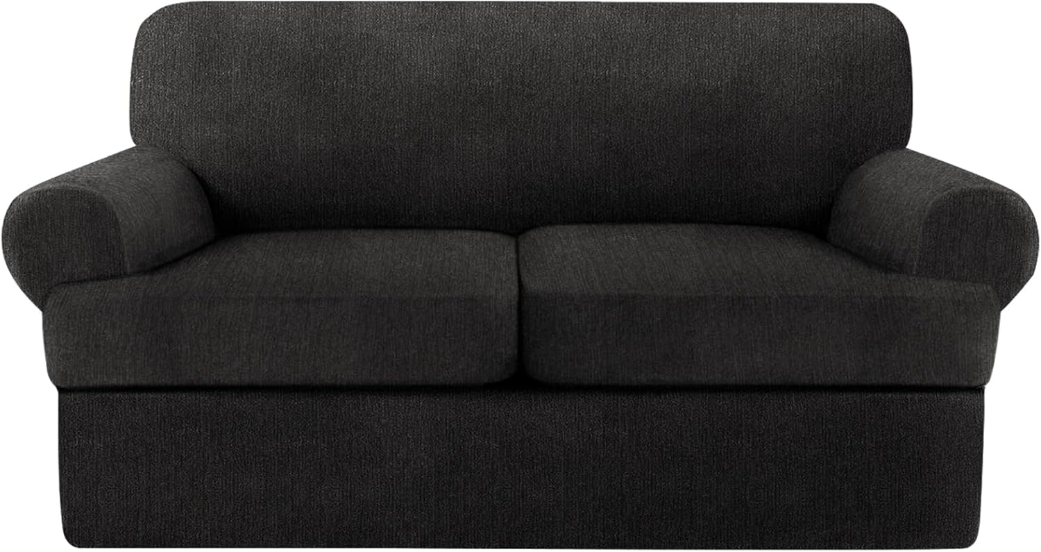 2 Pieces T Cushion Chair Covers