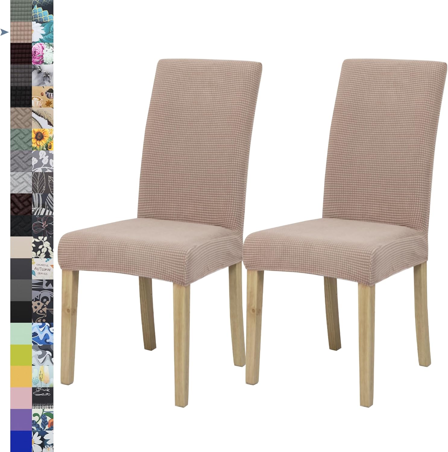 Dining Chair Cover,Dining Room Chair Covers Set of 6,Stretch Kitchen Chair Cover,Washable Dining Chair Cover,Parsons Chair Slipcovers Protective,for Home,Restaurant,Banquet(Gray)