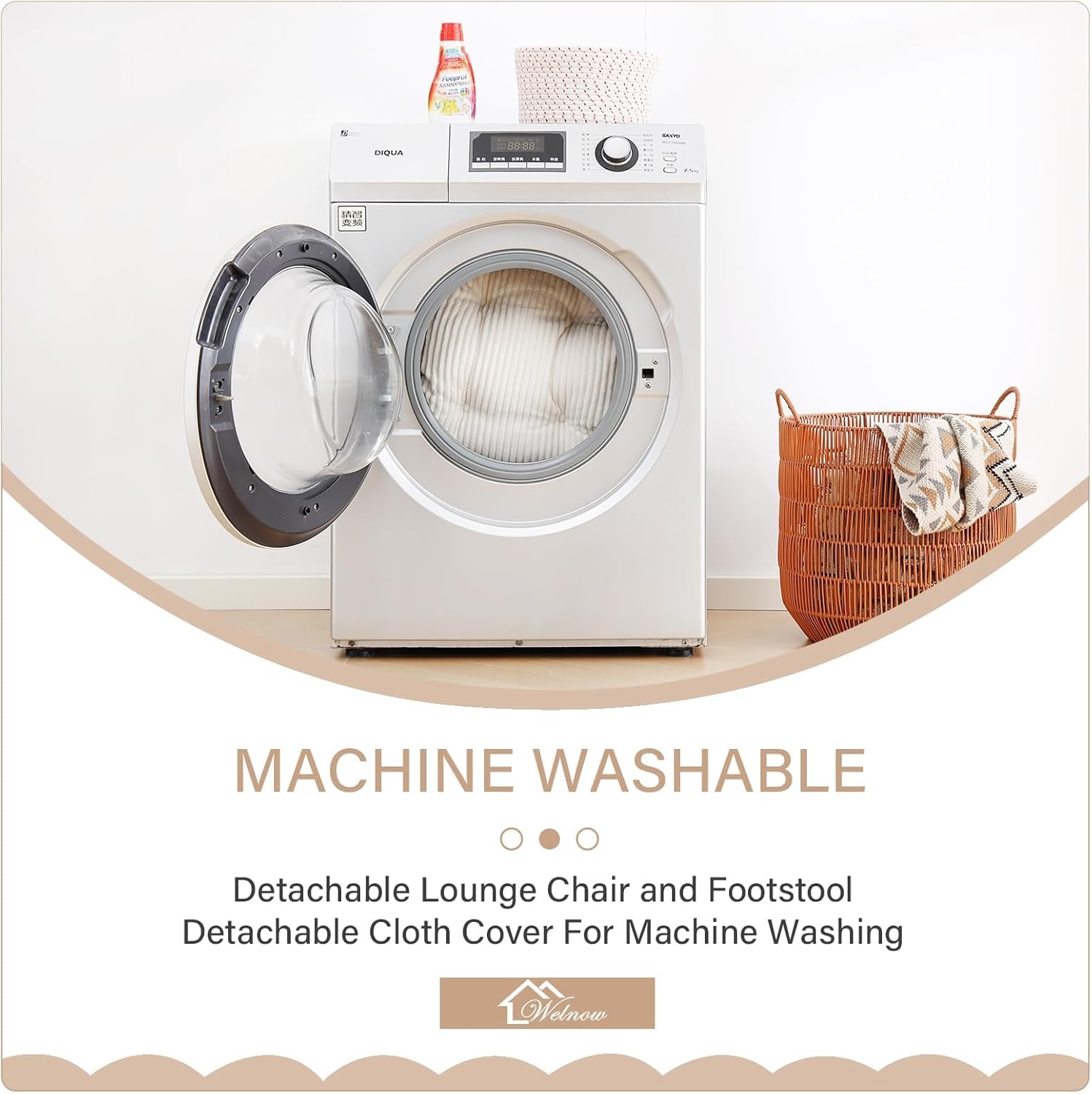 Accent Chair with Ottoman