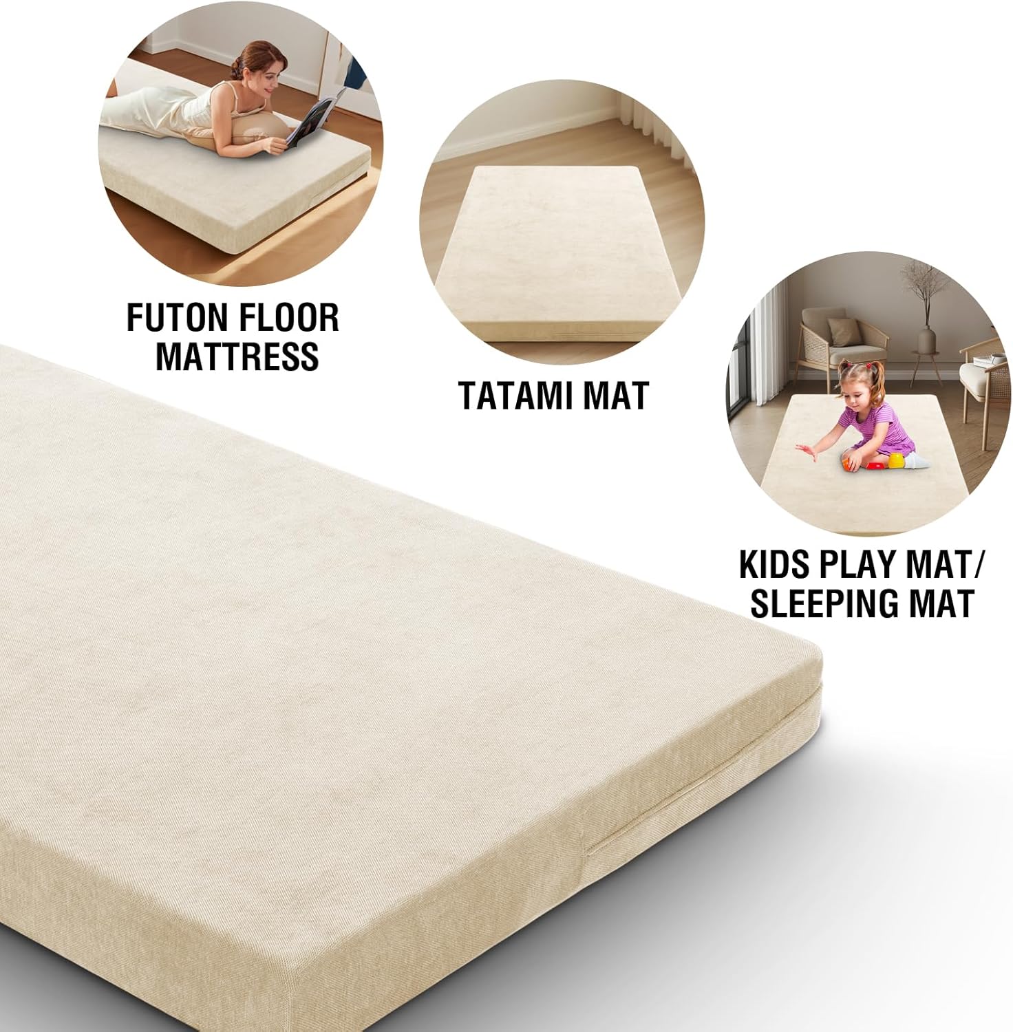 Full Size Armless Futon Mattress Covers