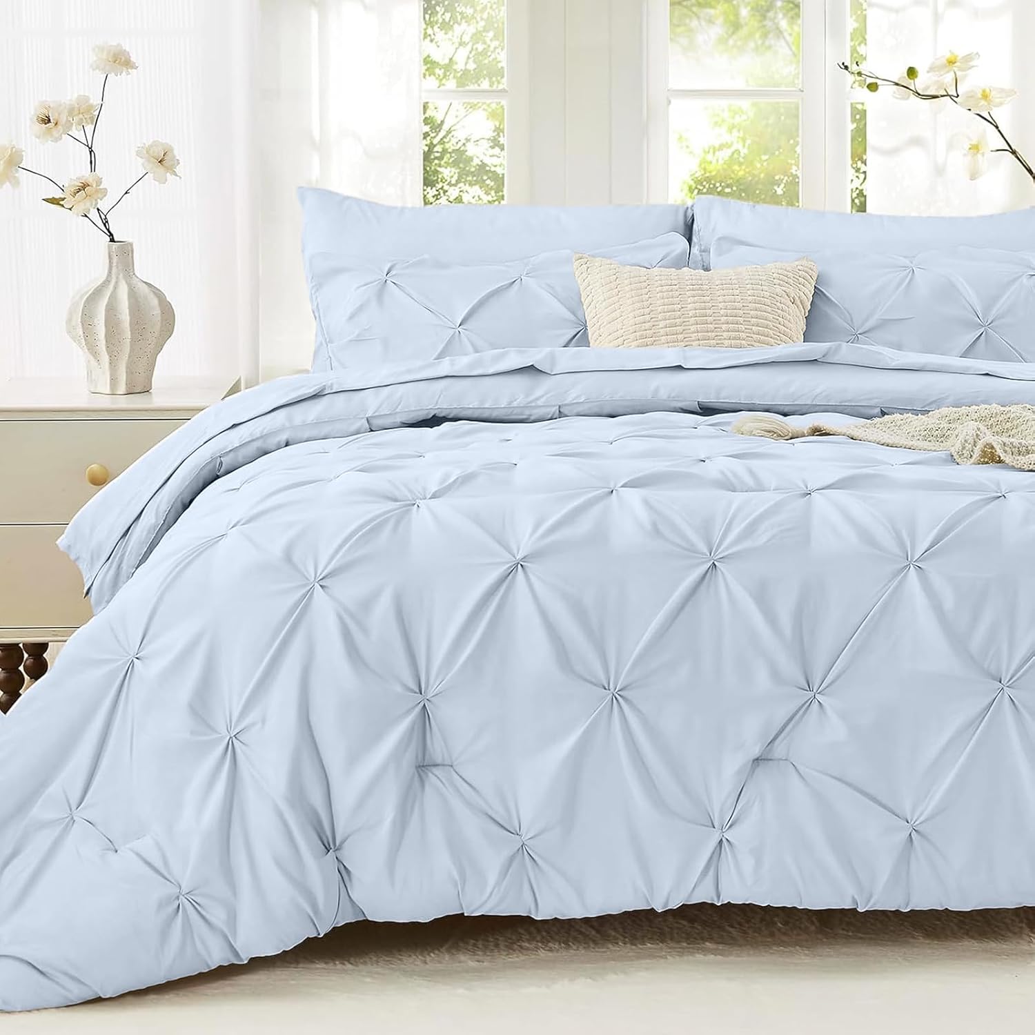 Queen Comforter Set, 7-Piece