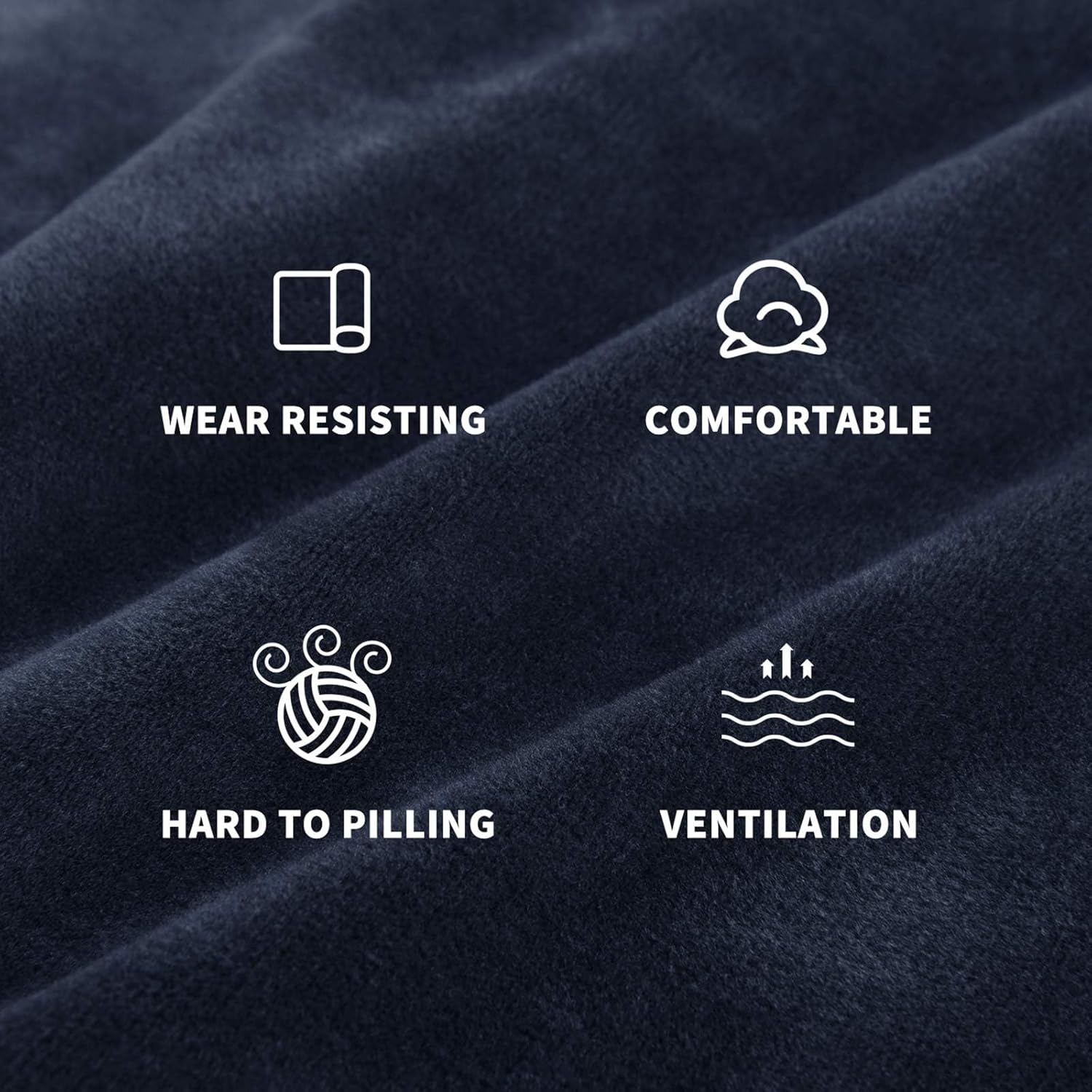 Velvet Ottoman Cover Rectangular